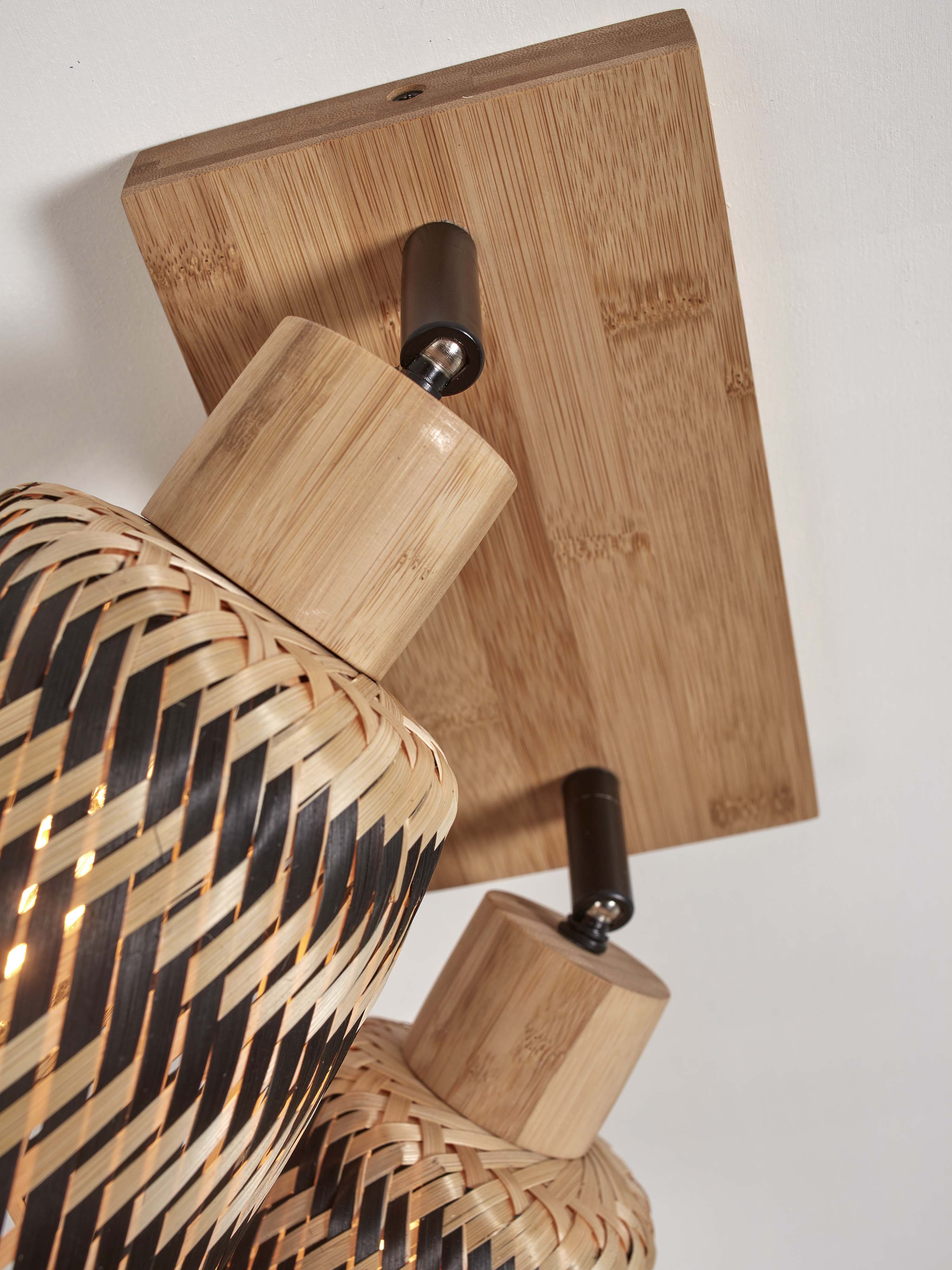 Good&Mojo Deckenlampe JAVA braun | 28x15x24cm