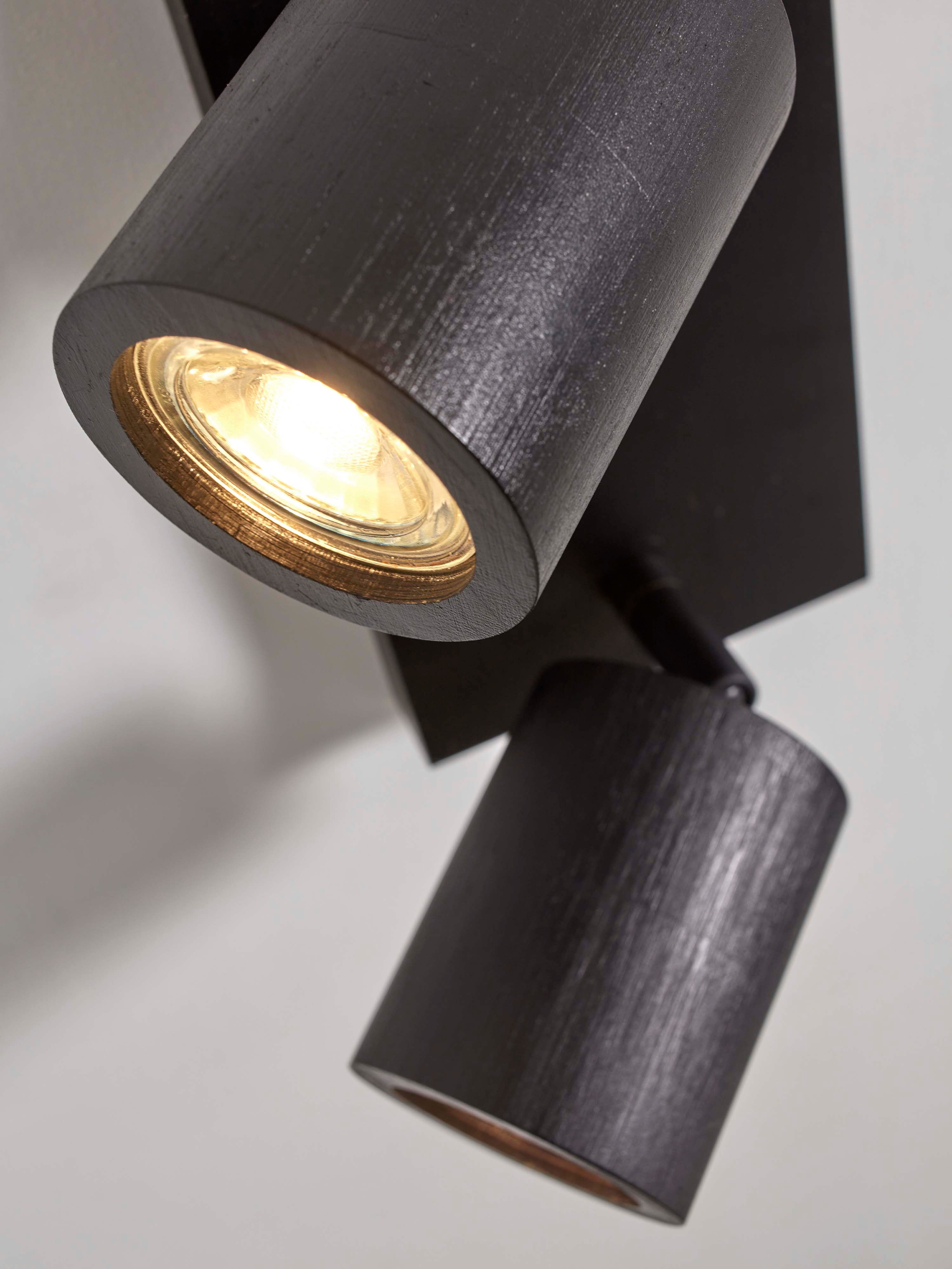 Good&Mojo Deckenlampe JAVA schwarz | 22x12x13cm