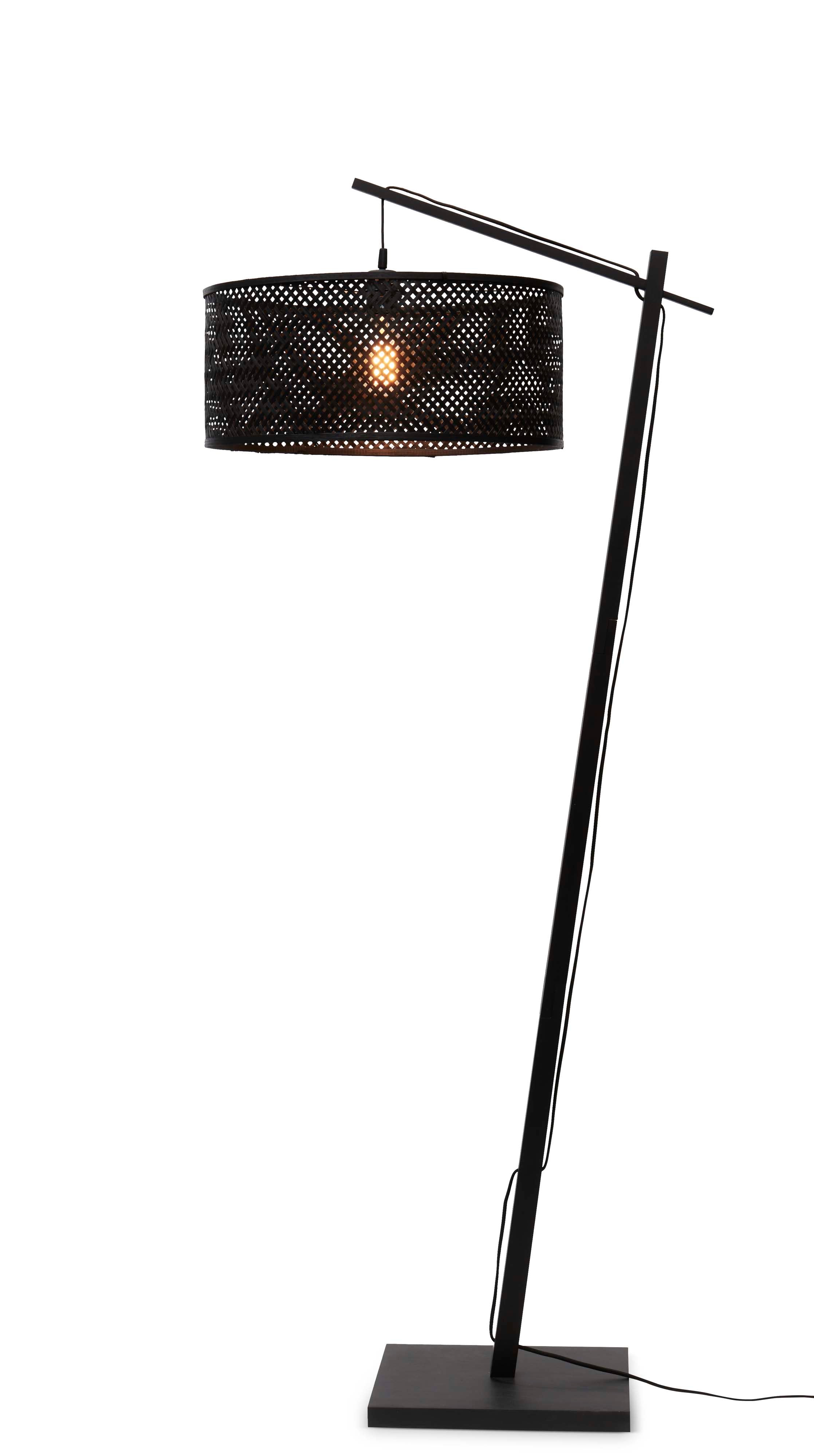 Good&Mojo Stehlampe JAVA schwarz | 75x50x176cm