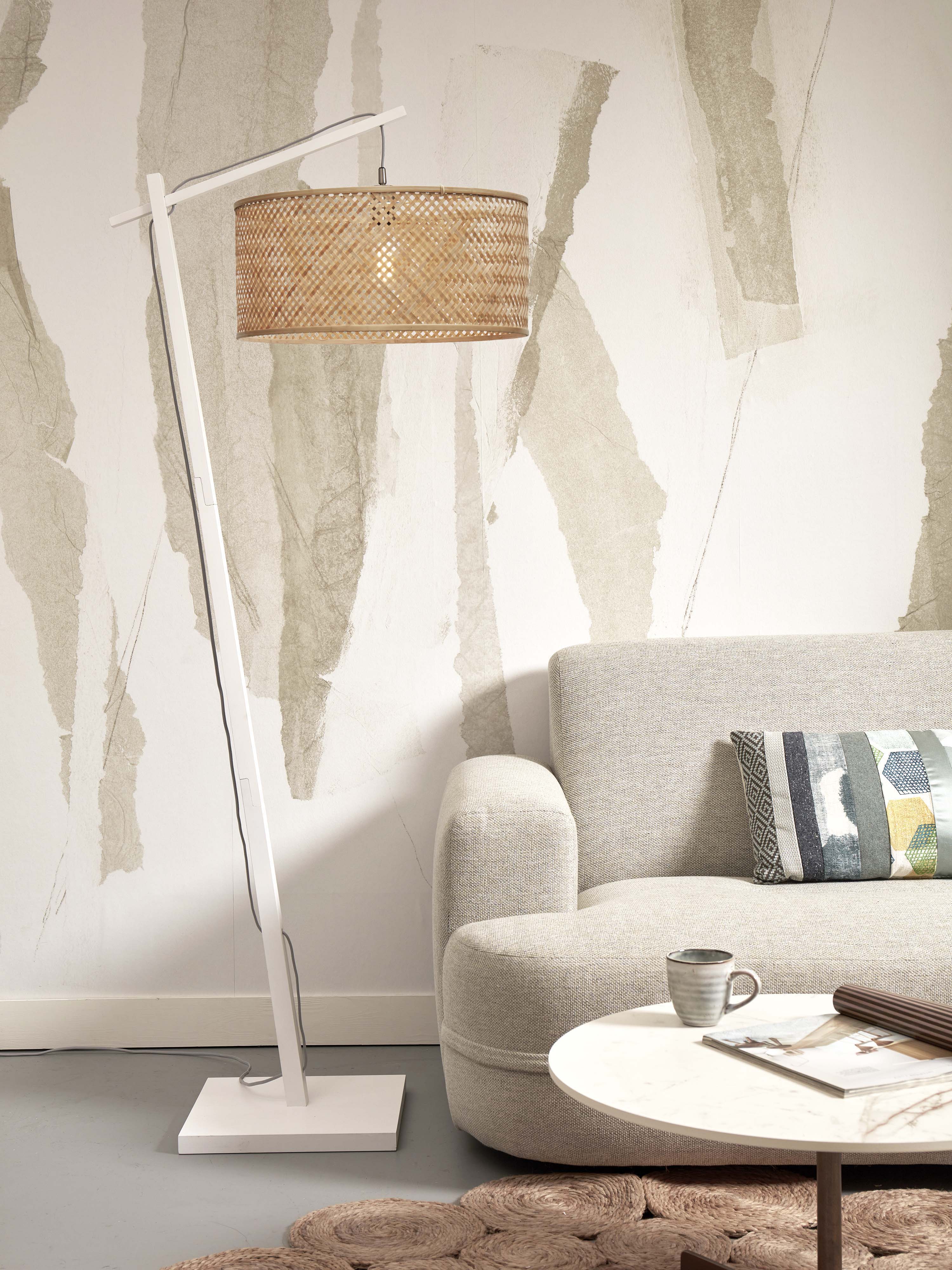 Good&Mojo Stehlampe JAVA braun | 75x50x176cm