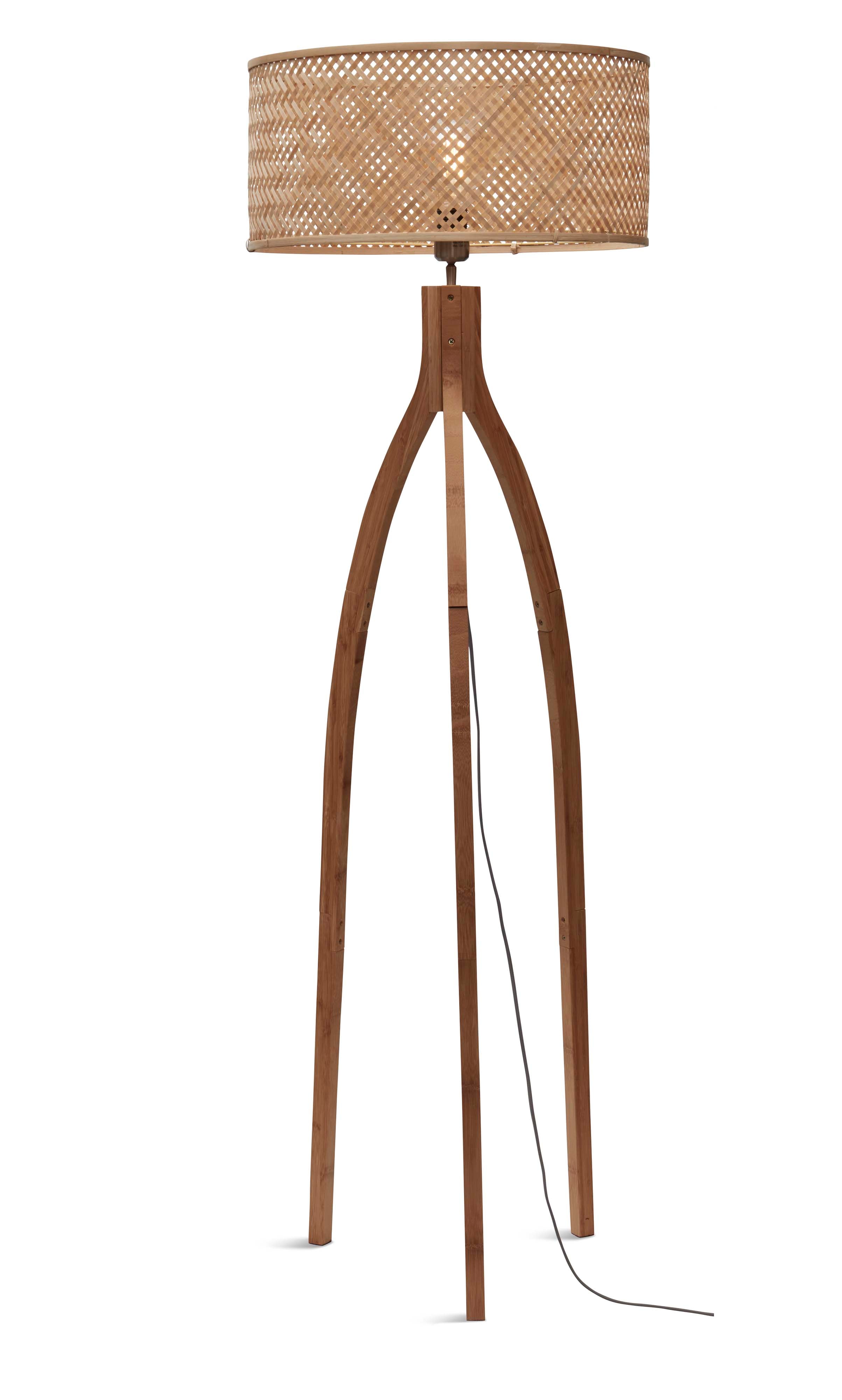 Good&Mojo Stehlampe JAVA natur | 50x50x145cm