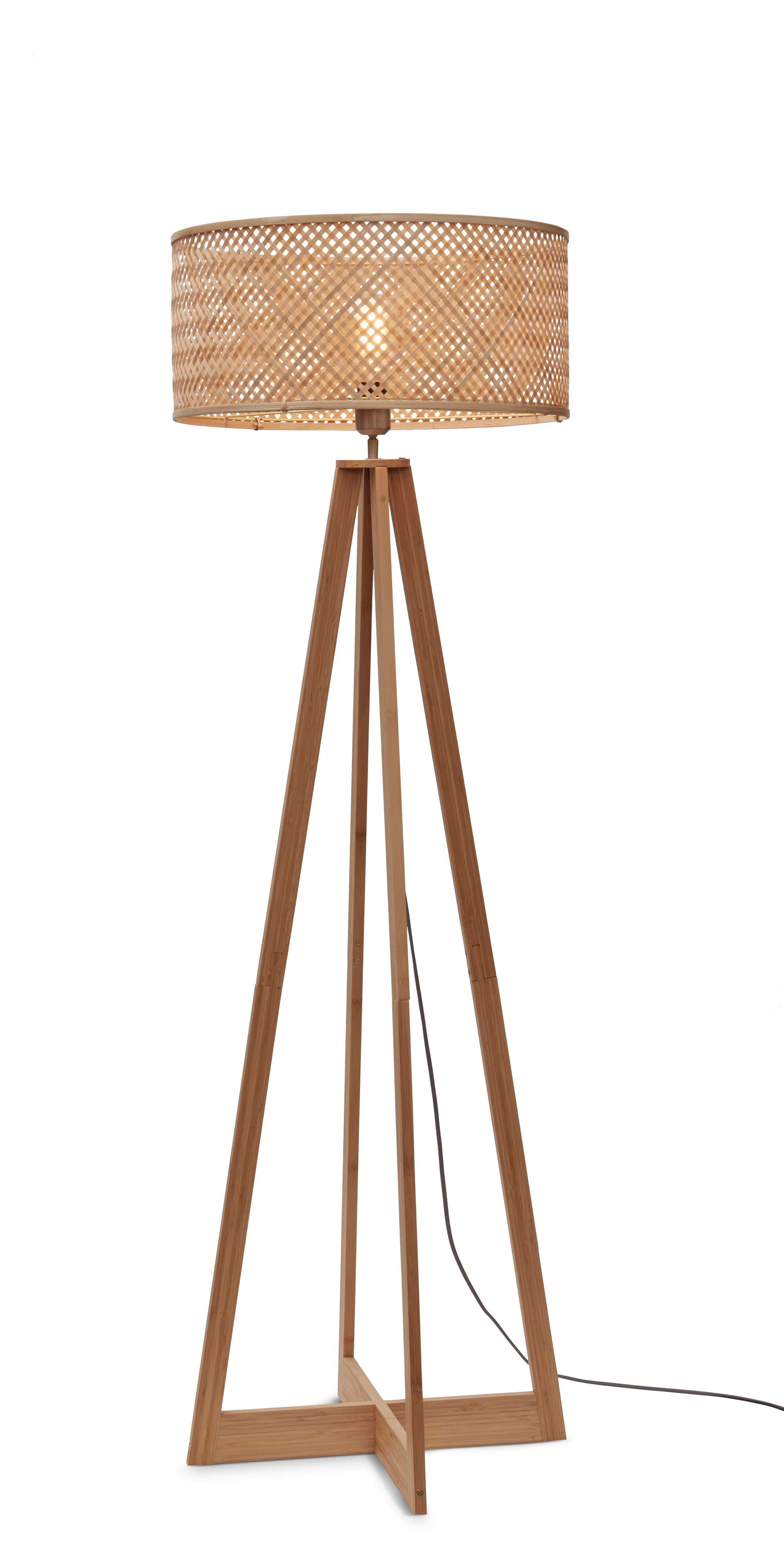 Good&Mojo Stehlampe JAVA braun | 50x50x145cm