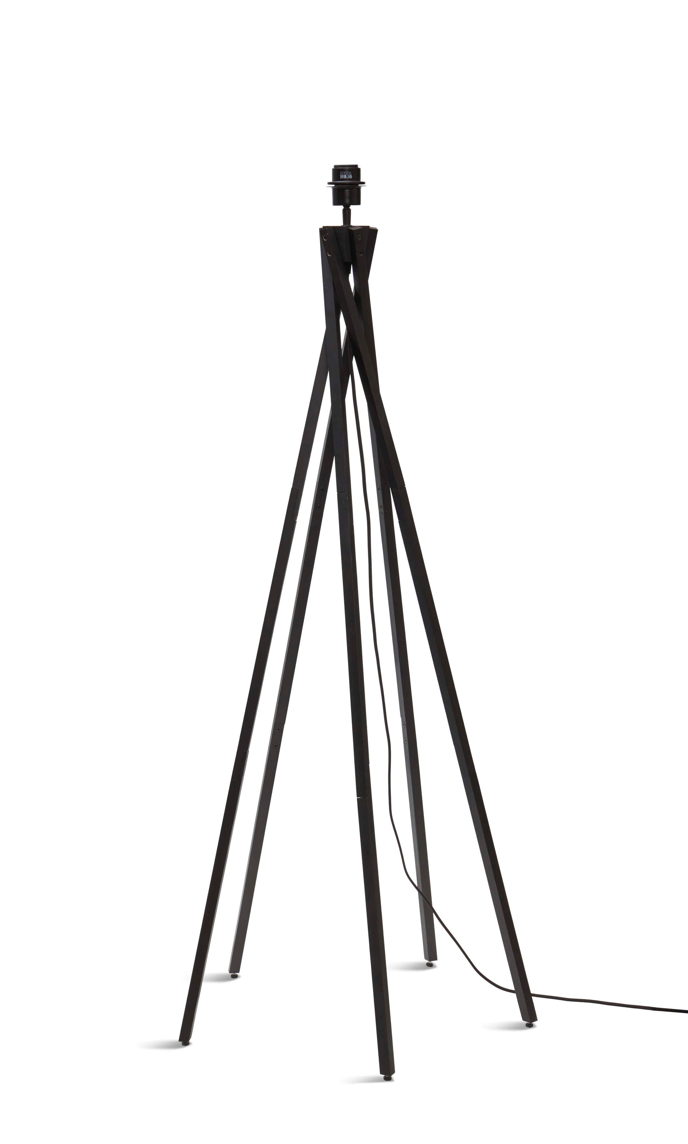Good&Mojo Stehlampe JAVA schwarz | 53x53x146cm