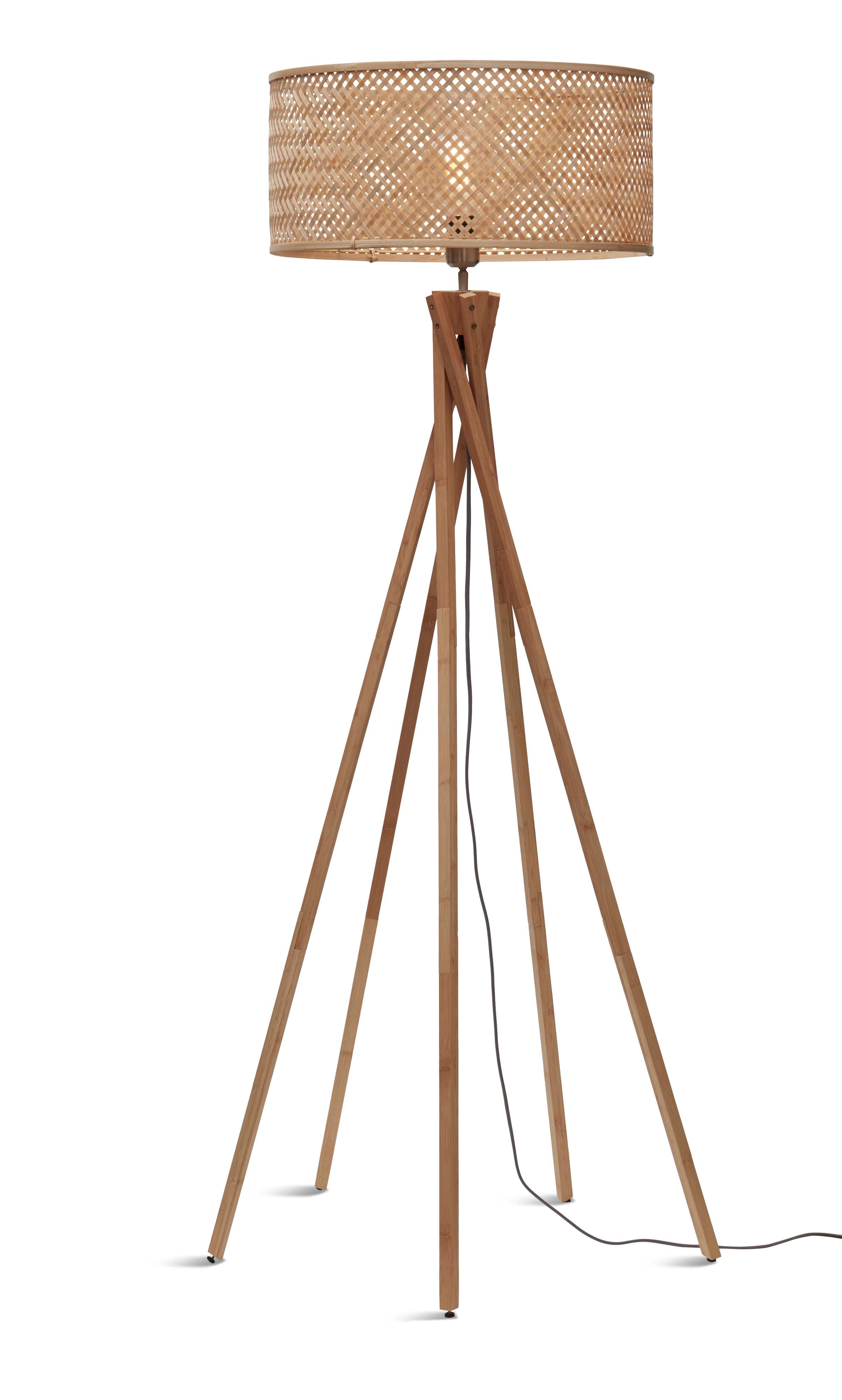 Good&Mojo Stehlampe JAVA braun | 53x53x146cm