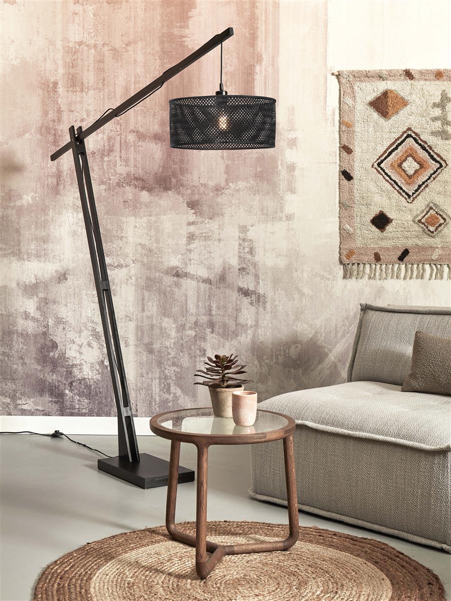 Good&Mojo Stehlampe JAVA schwarz | 175x50x207cm