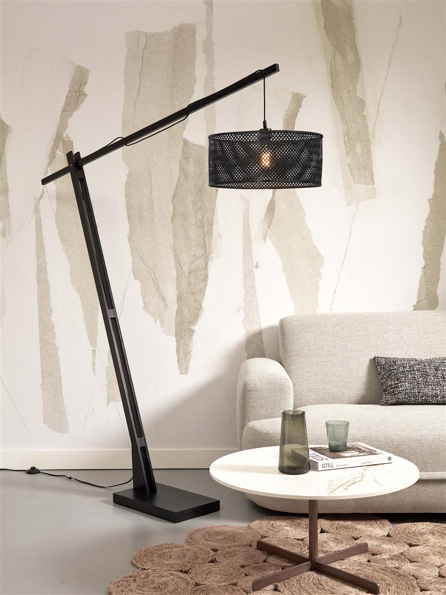Good&Mojo Stehlampe JAVA schwarz | 175x50x207cm