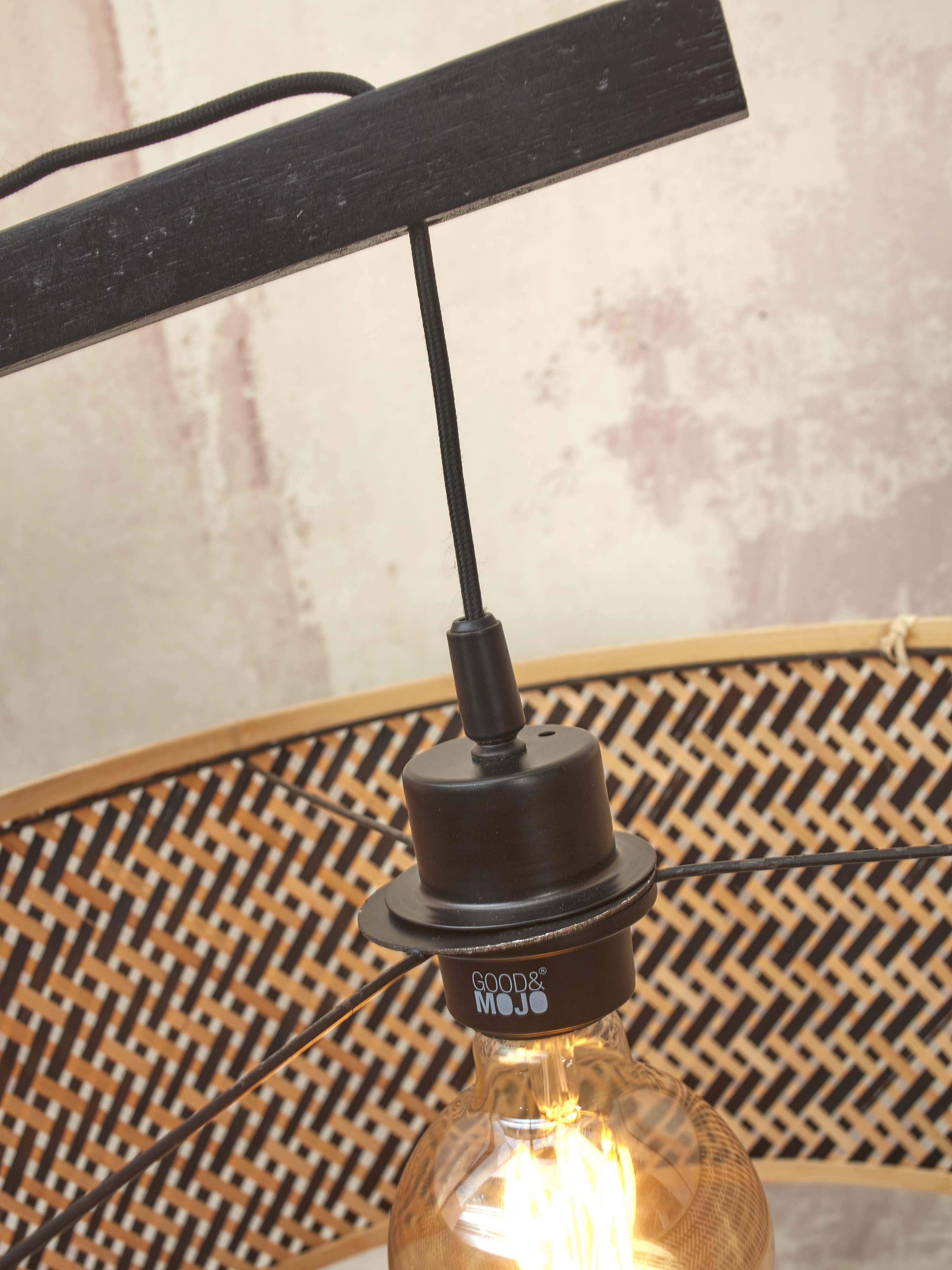 Good&Mojo Stehlampe JAVA braun | 175x50x207cm