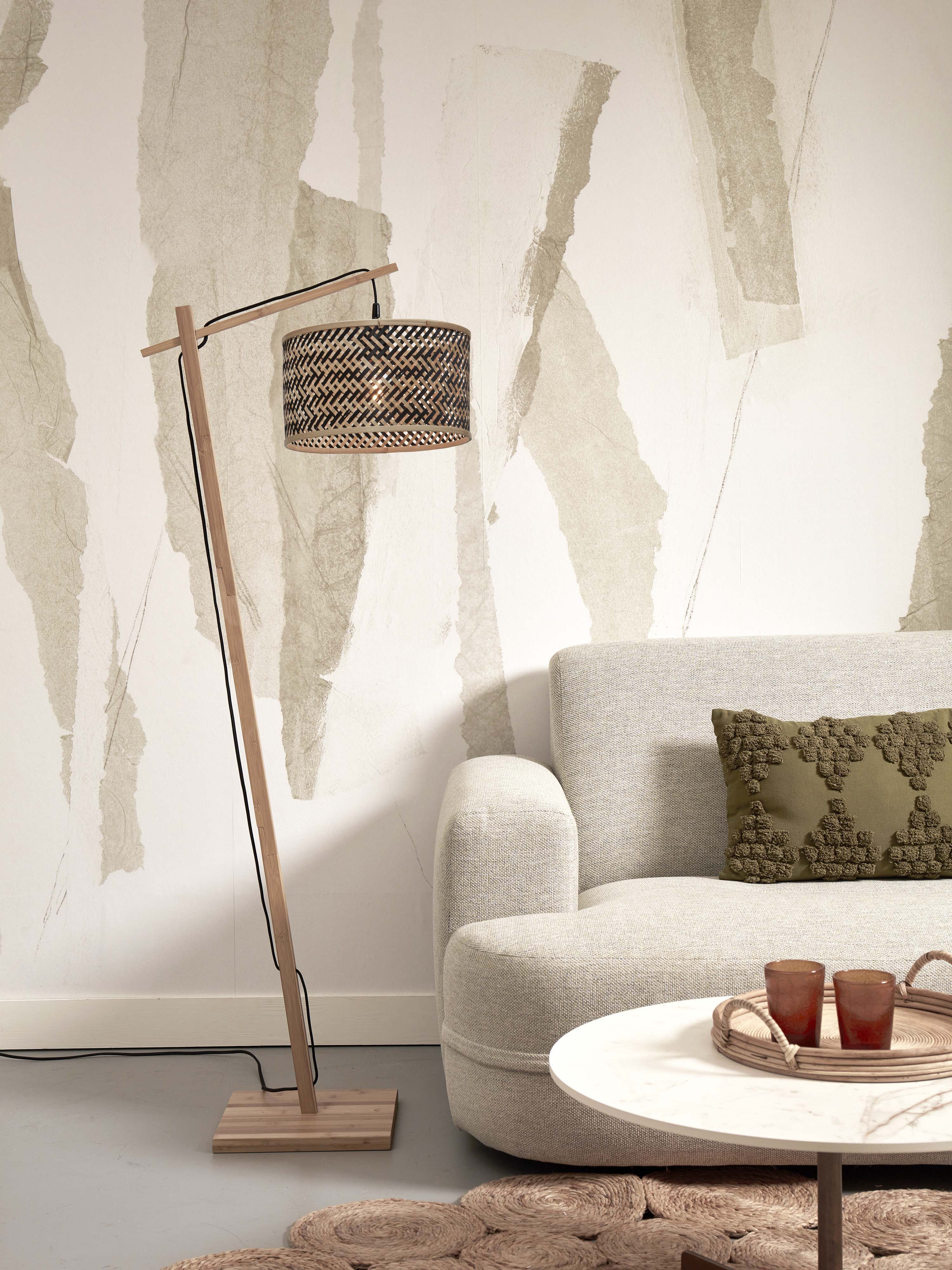 Good&Mojo Stehlampe JAVA braun | 58x32x150cm
