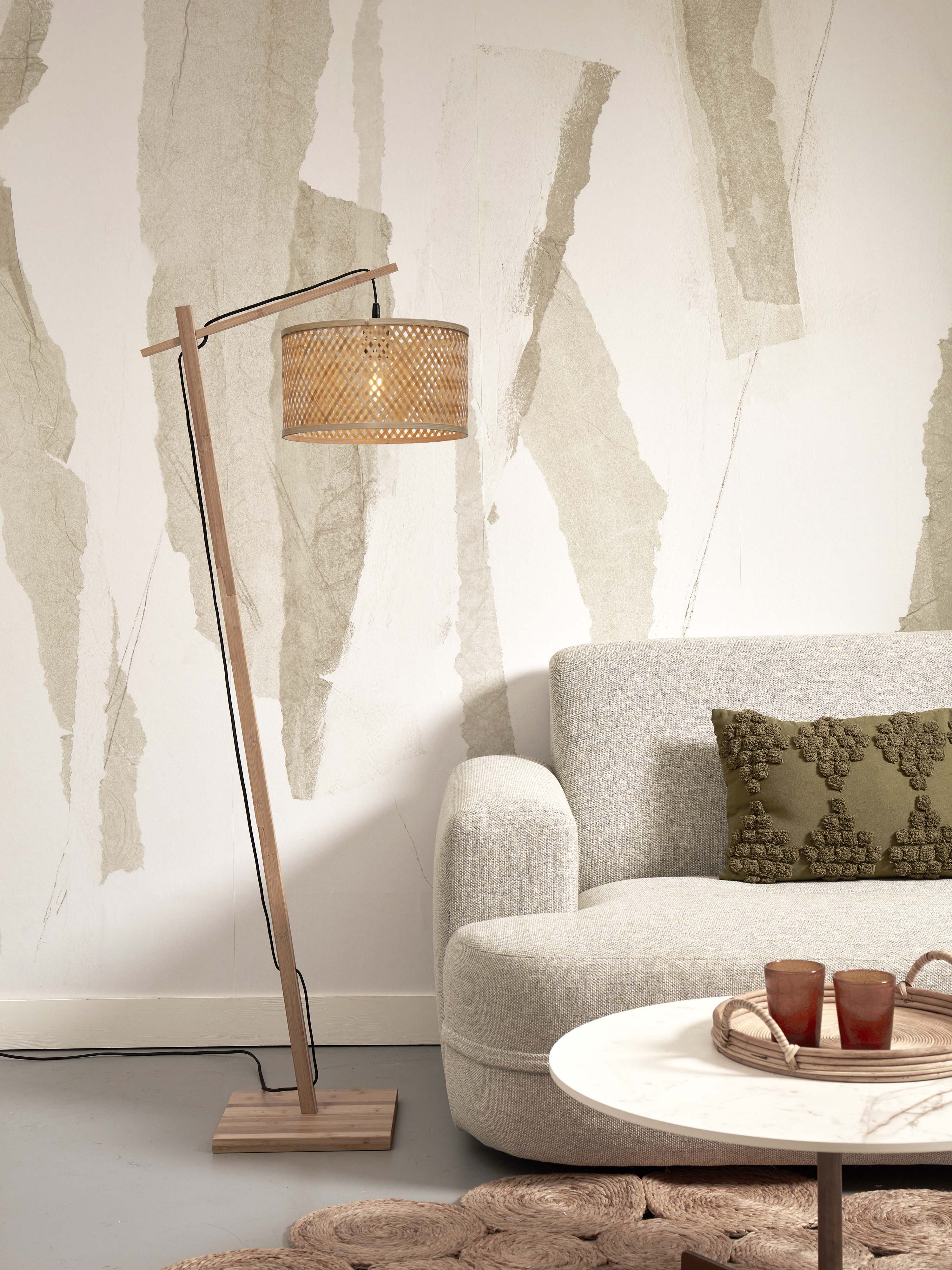 Good&Mojo Stehlampe JAVA braun | 58x32x150cm