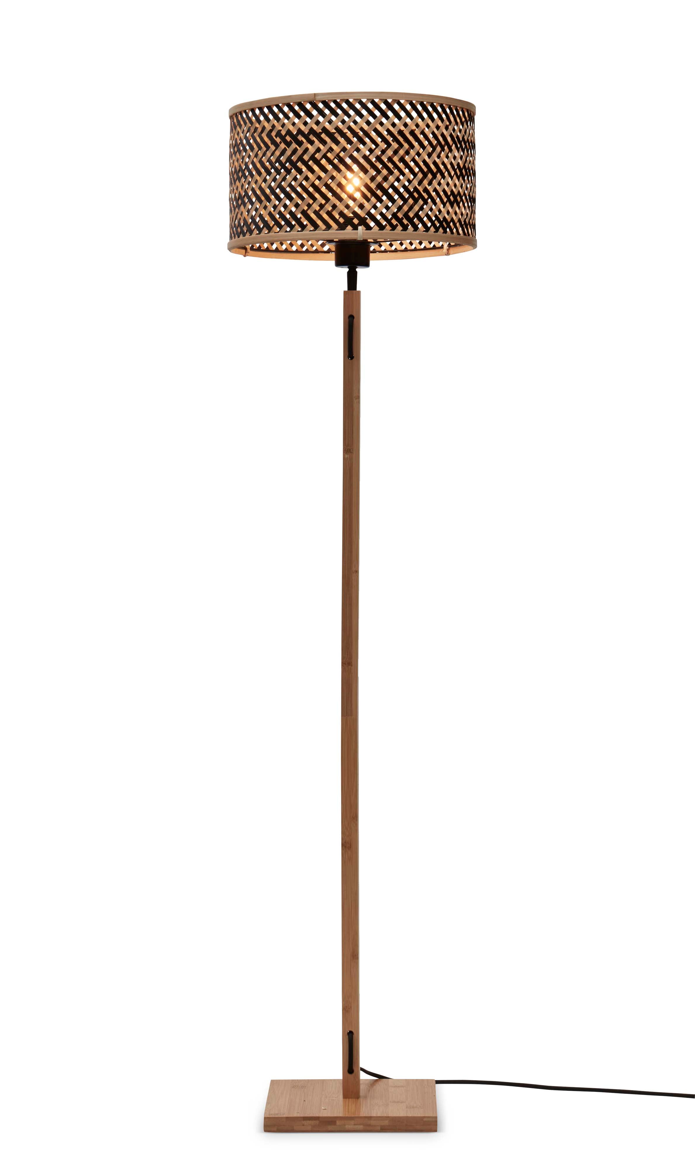 Good&Mojo Stehlampe JAVA braun | 32x32x128cm