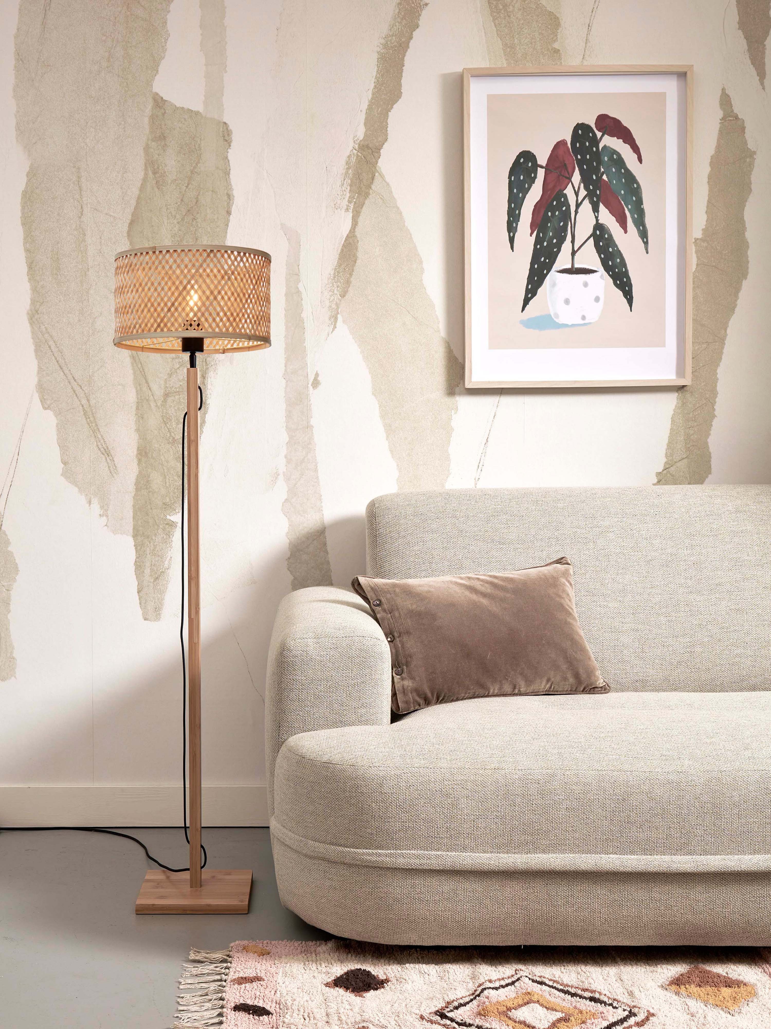 Good&Mojo Stehlampe JAVA braun | 32x32x128cm