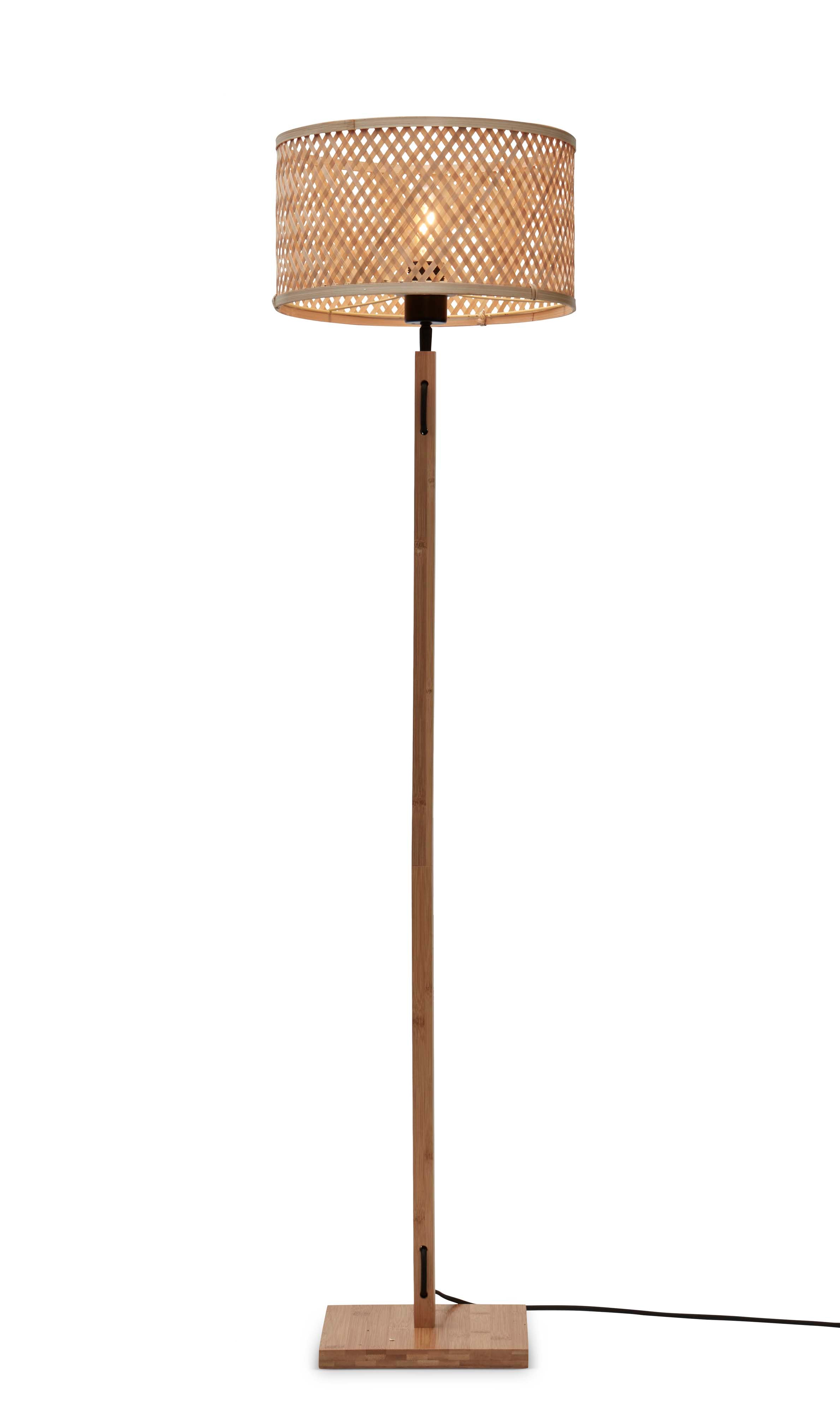 Good&Mojo Stehlampe JAVA braun | 32x32x128cm