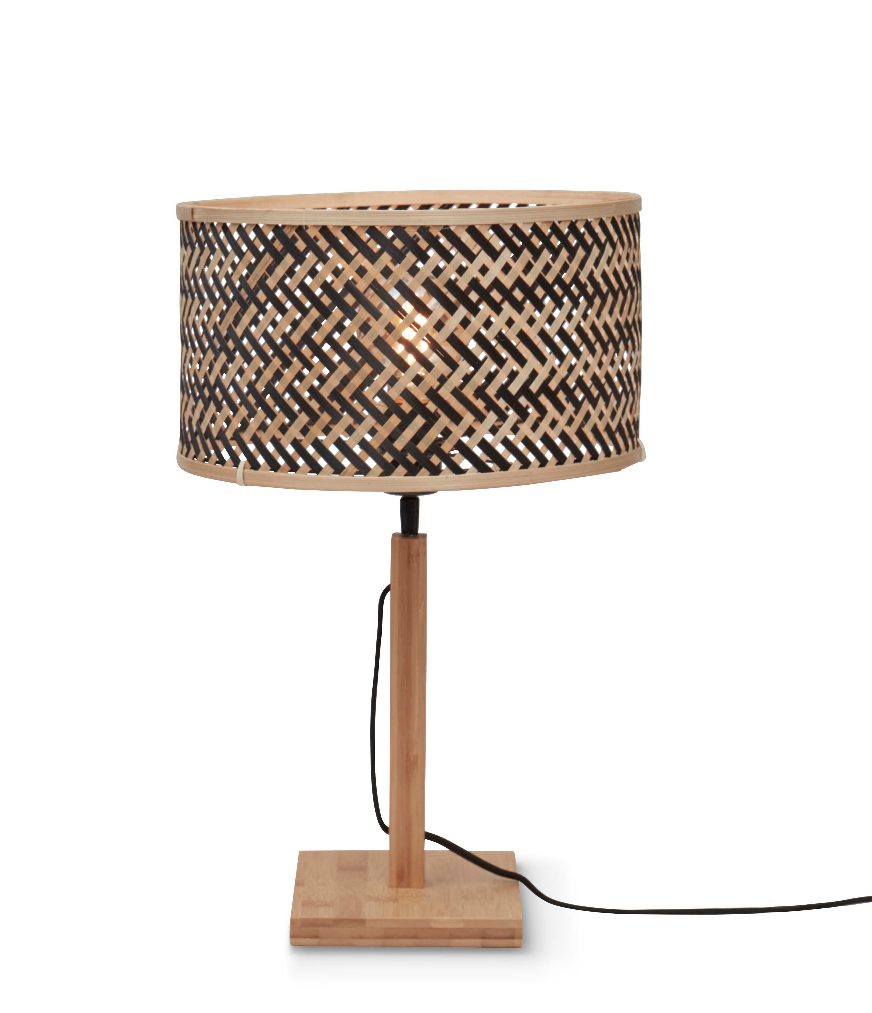 Good&Mojo Tischlampe JAVA braun | 32x32x38cm