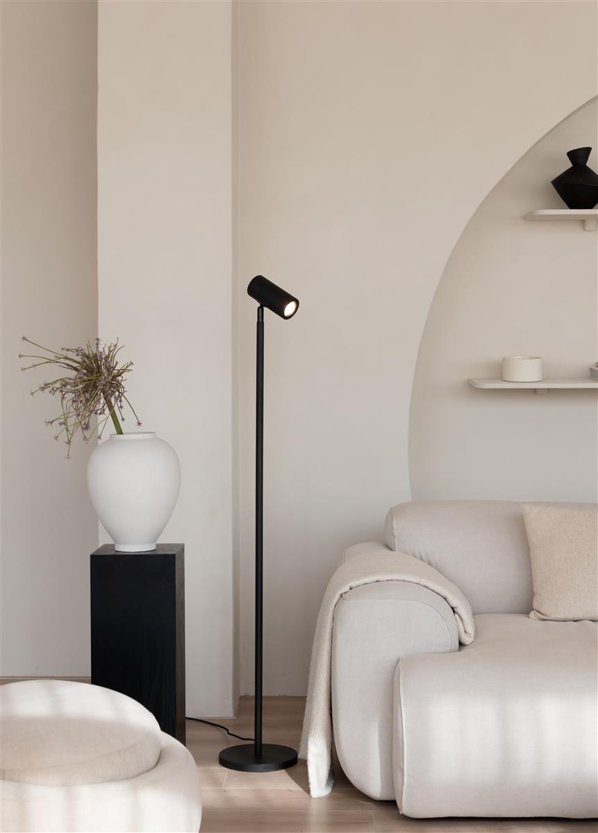 Good&Mojo Stehlampe JAVA schwarz | 141x23x141cm