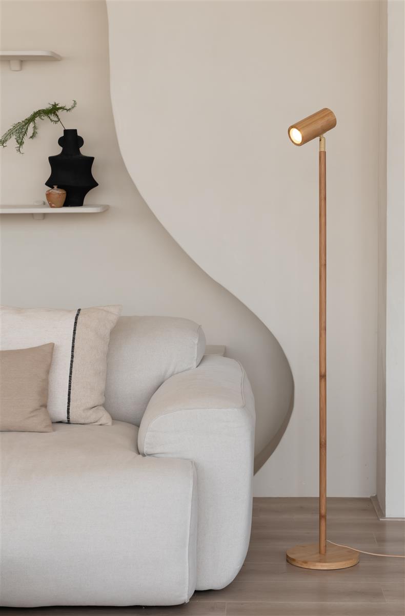 Good&Mojo Stehlampe JAVA natur | 141x23x141cm