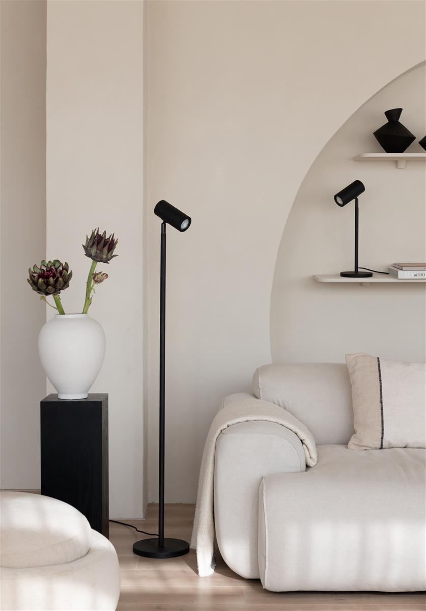 Good&Mojo Tischlampe JAVA schwarz | 47x18x47cm
