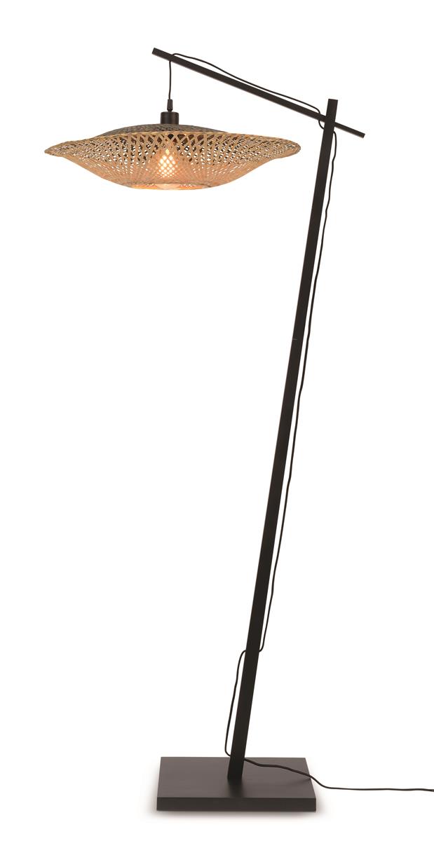 Good&Mojo Stehlampe KALIMANTAN schwarz | 80x60x176cm