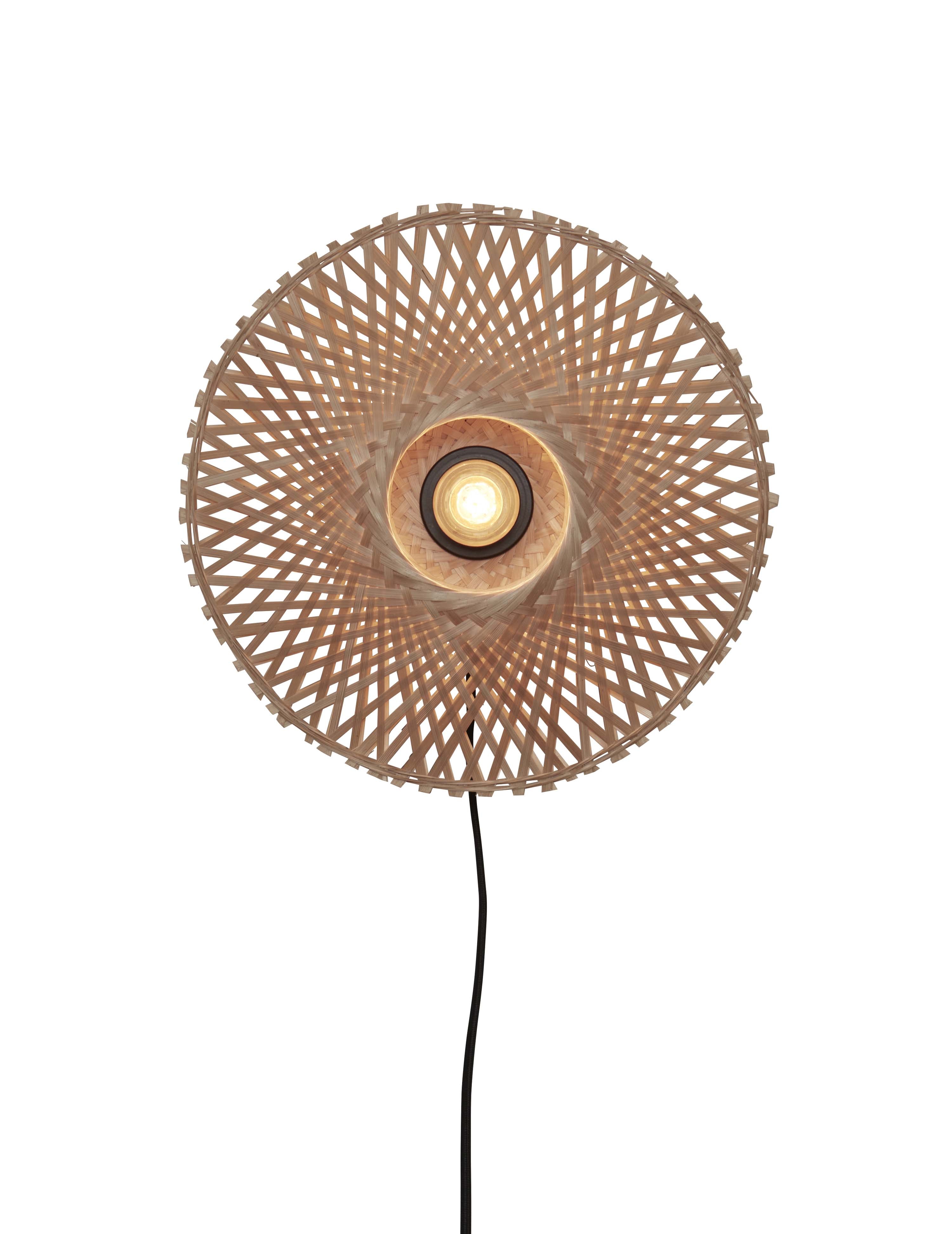 Good&Mojo Wandleuchte KALIMANTAN braun | 30x8x30cm
