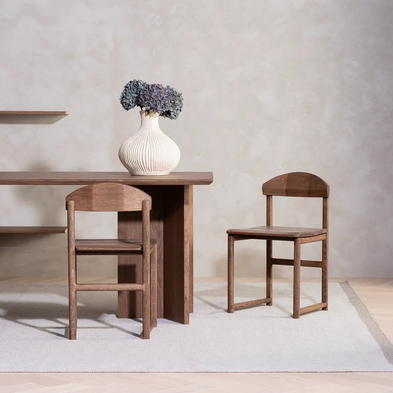 by Crea® Esszimmerstuhl KARIN Dunkle Eiche