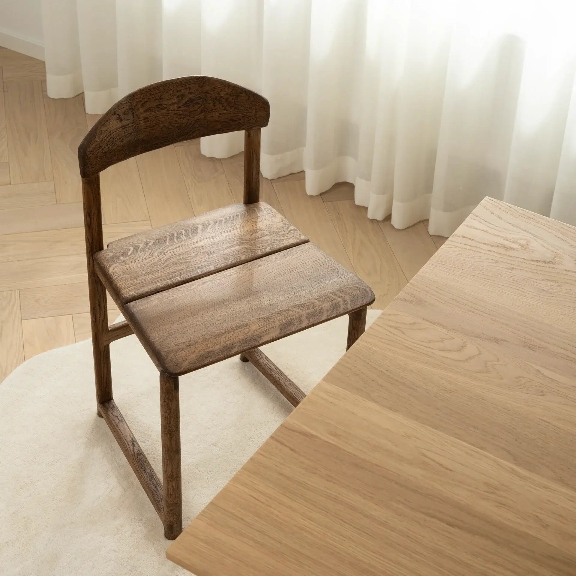 by Crea® Esszimmerstuhl KARIN Dunkle Eiche