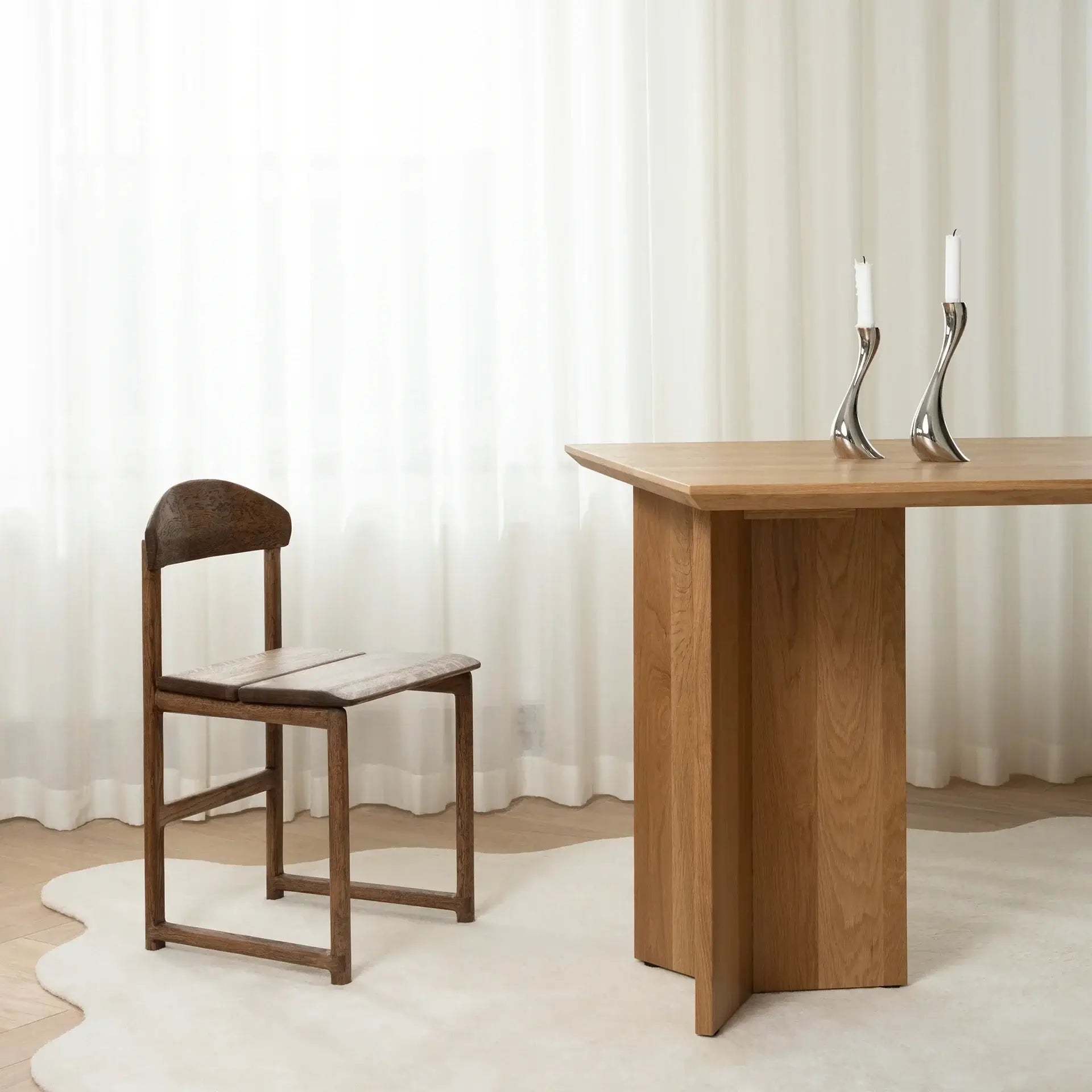 by Crea® Esszimmerstuhl KARIN Dunkle Eiche