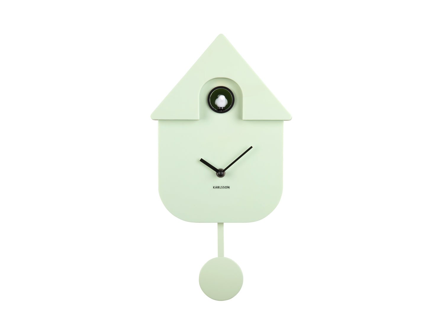 Karlsson Kuckucksuhr MODERN CUCKOO soft green | 21,5x41cm - Sir Henrys