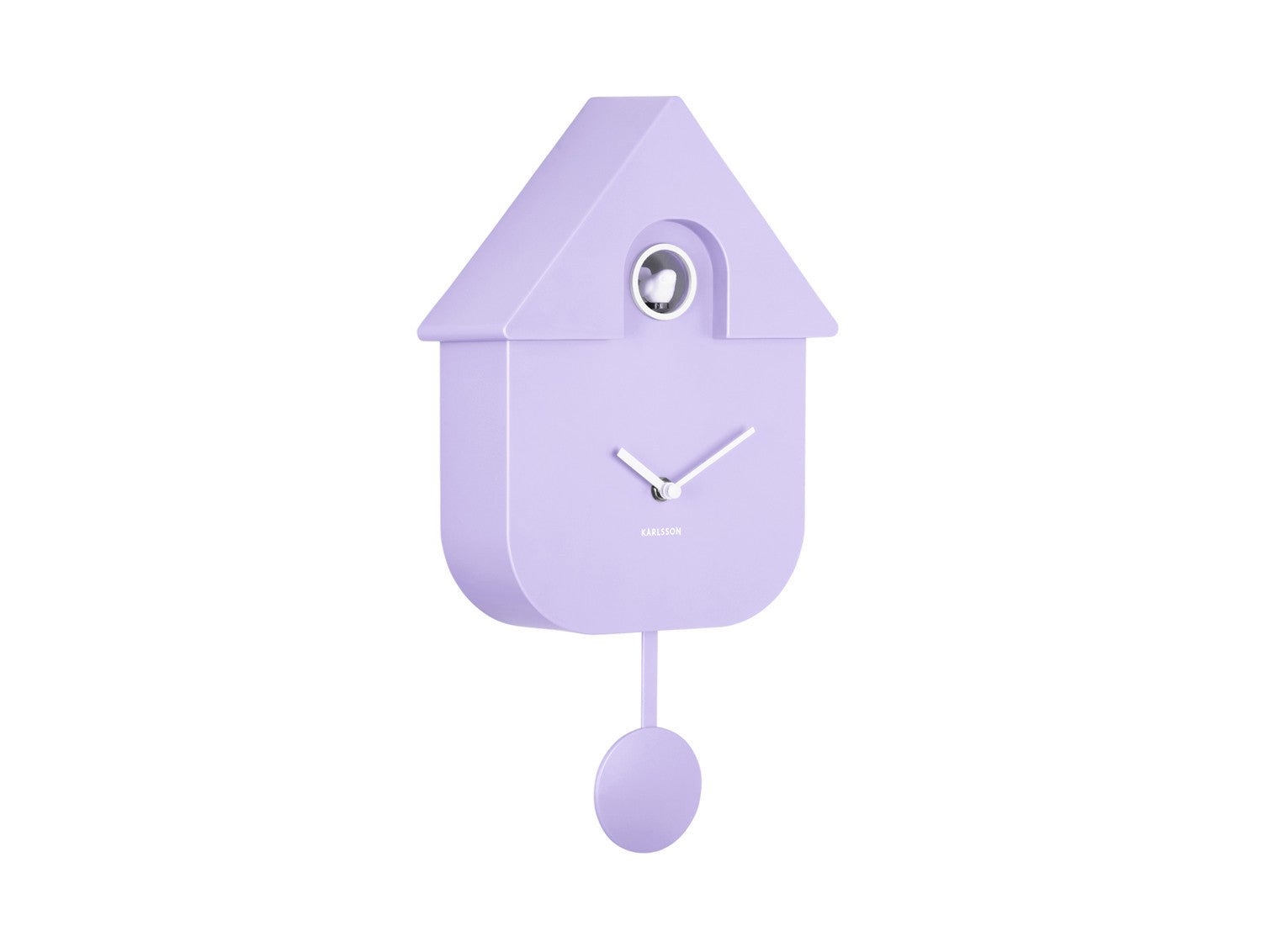 Karlsson Kuckucksuhr MODERN CUCKOO soft purple | 8,5x21,5x41 cm - Sir Henrys