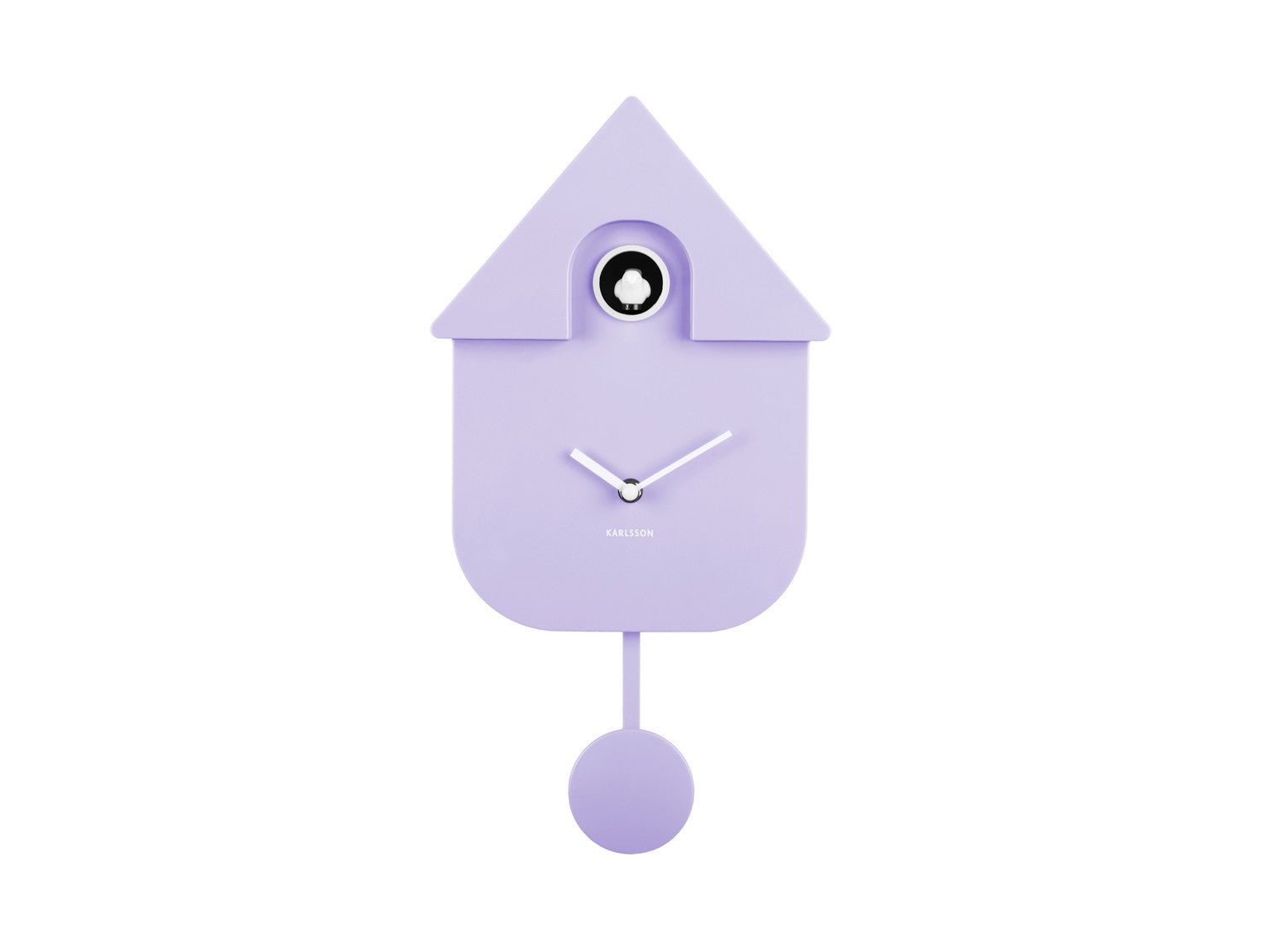 Karlsson Kuckucksuhr MODERN CUCKOO soft purple | 8,5x21,5x41 cm - Sir Henrys