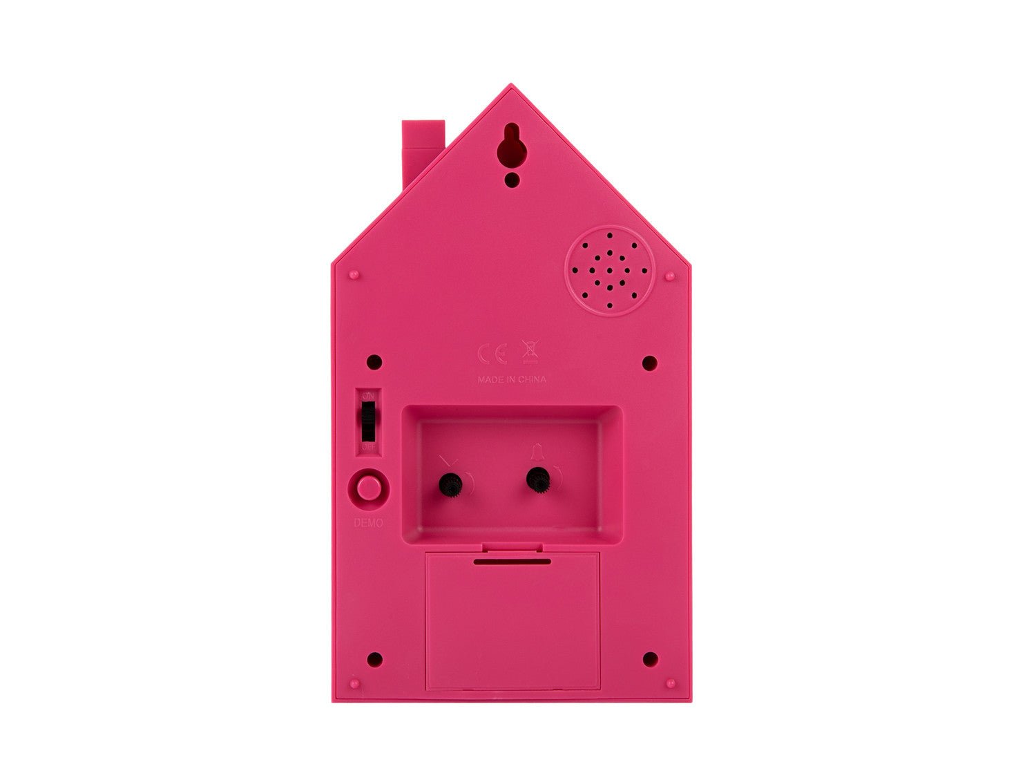 Karlsson Kuckucksuhr Wecker MODERN CUCKOO bright pink | 6x12x20 cm - Sir Henrys