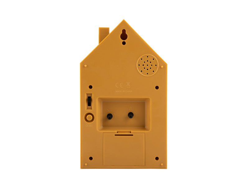 Karlsson Kuckucksuhr Wecker MODERN CUCKOO ochre yellow | 6x12x20 cm - Sir Henrys