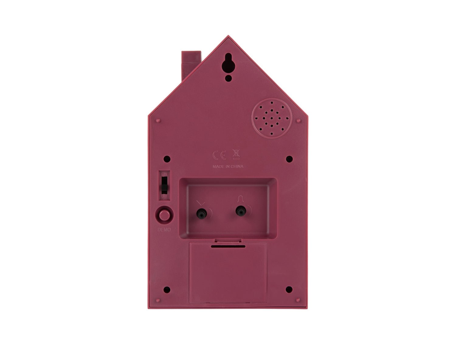 Karlsson Kuckucksuhr Wecker MODERN CUCKOO ORO dark mauve | 11,5x20cm - Sir Henrys