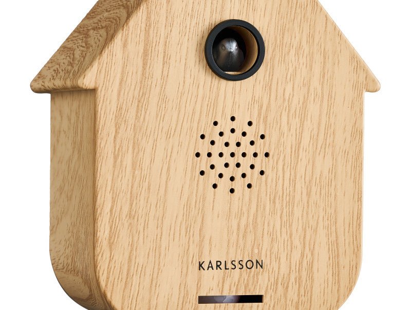Karlsson Sound BOX MODERN CUCKOO light wood | 7,5x11,5x5cm - Sir Henrys