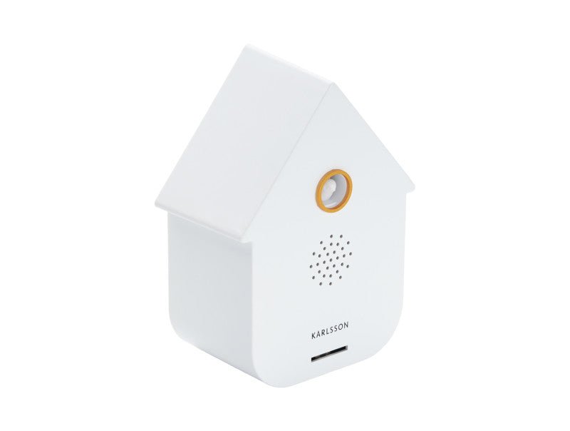 Karlsson Sound BOX MODERN CUCKOO weiß | 7,5x11,5x5cm - Sir Henrys