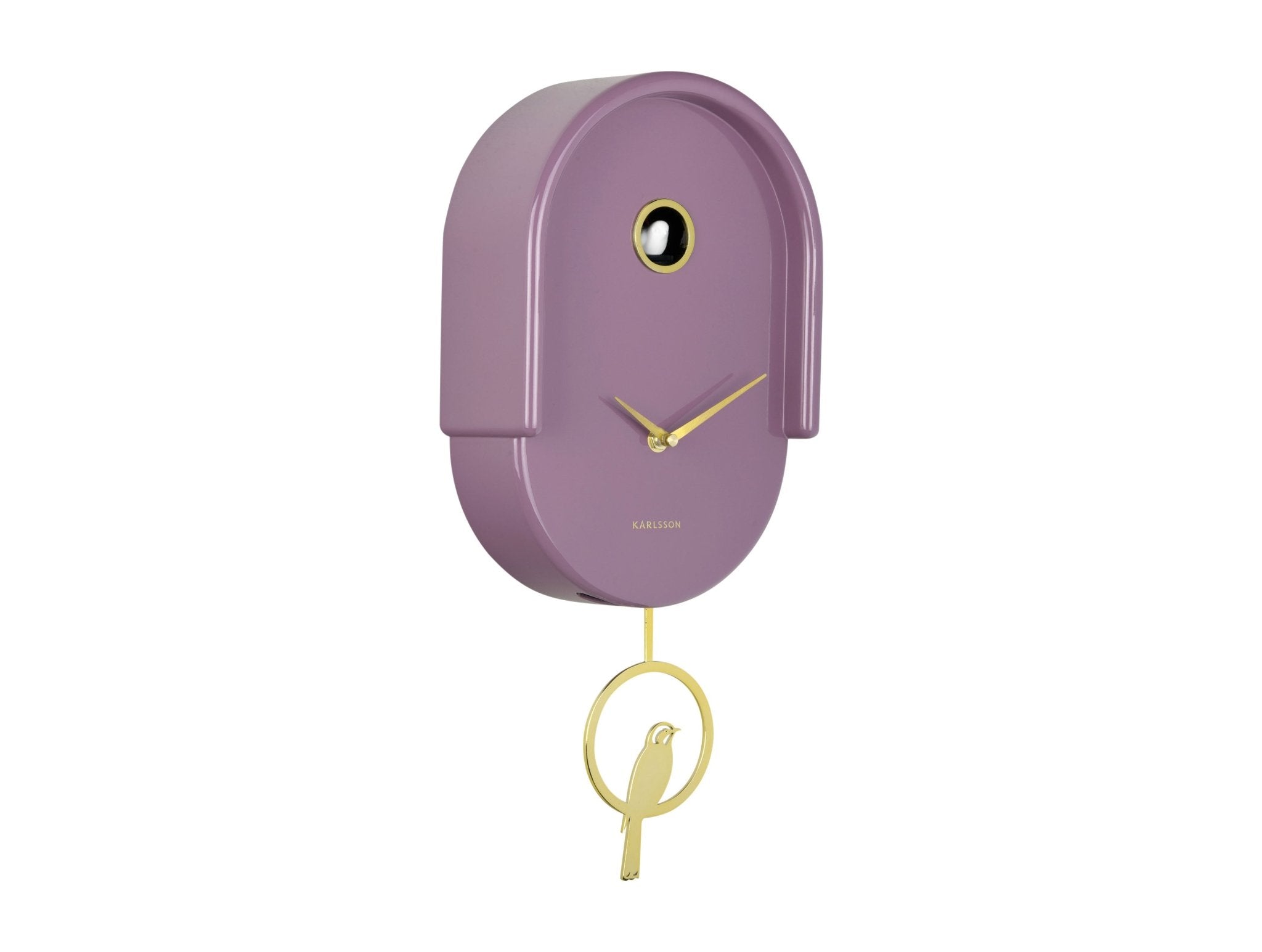 Karlsson Wanduhr TWEET light mauve | 20x42cm - Sir Henrys