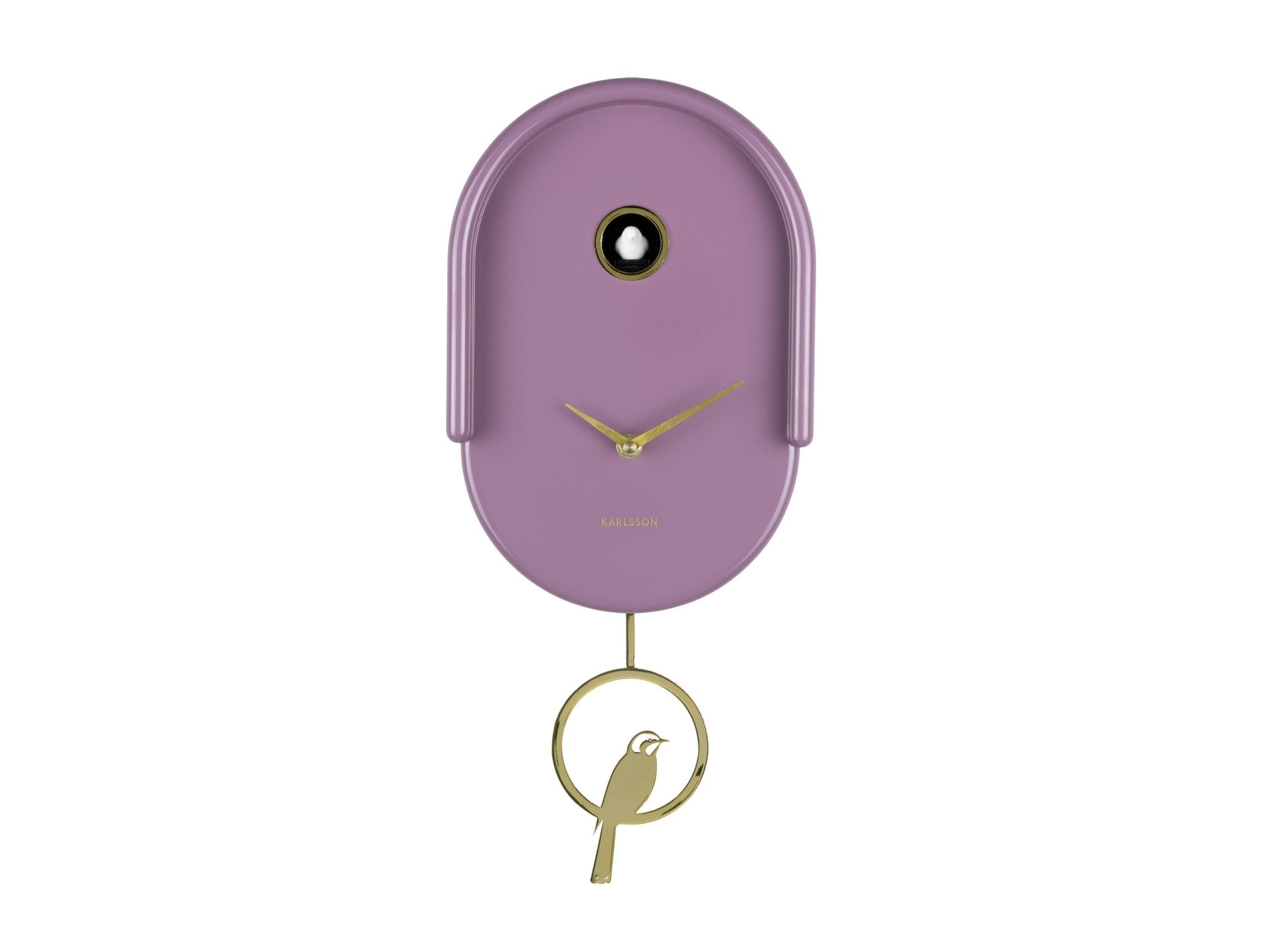 Karlsson Wanduhr TWEET light mauve | 20x42cm - Sir Henrys