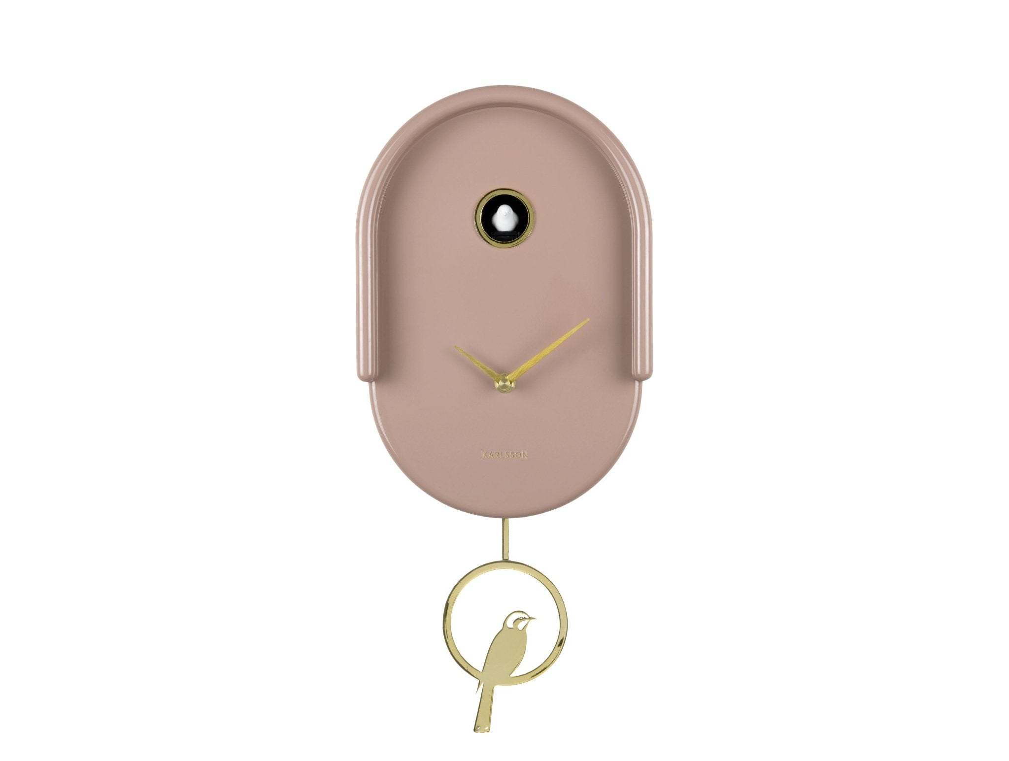 Karlsson Wanduhr TWEET mocha brown | 20x42cm - Sir Henrys
