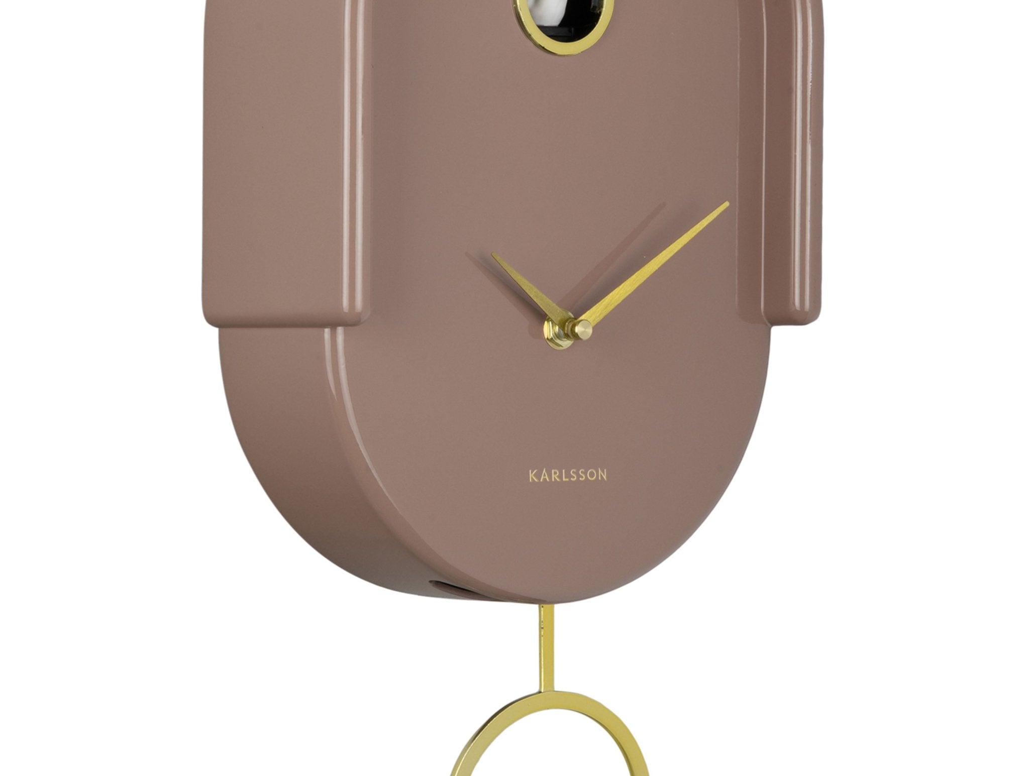 Karlsson Wanduhr TWEET mocha brown | 20x42cm - Sir Henrys