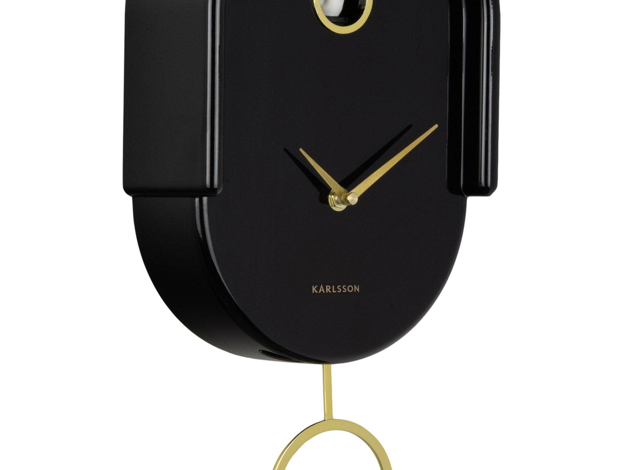 Karlsson Wanduhr TWEET schwarz | 20x42cm - Sir Henrys