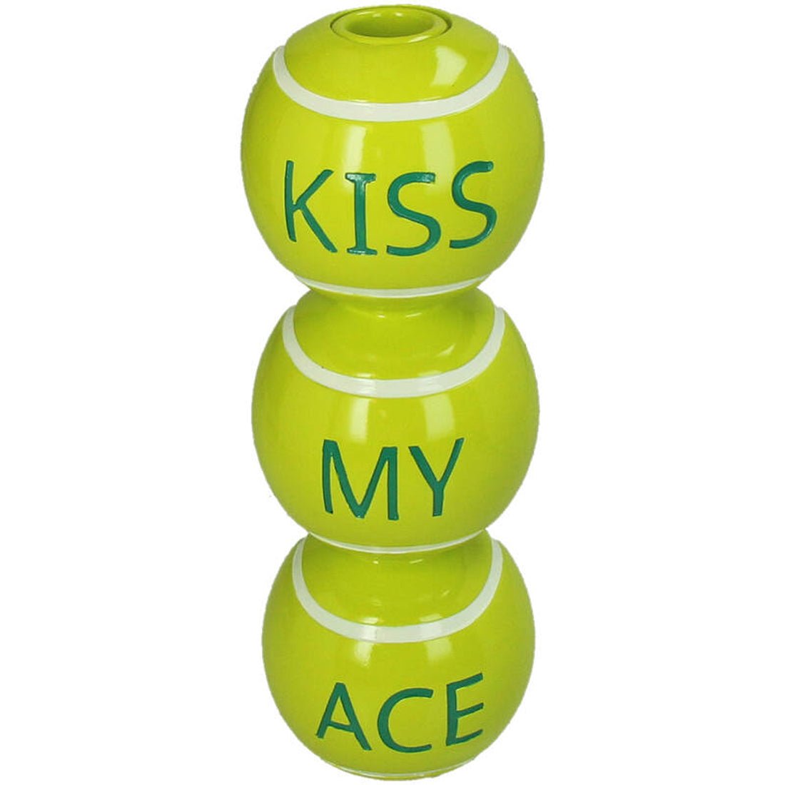 Kersten Kerzenständer KISS MY ACE gelb | 8x23 cm - Sir Henrys
