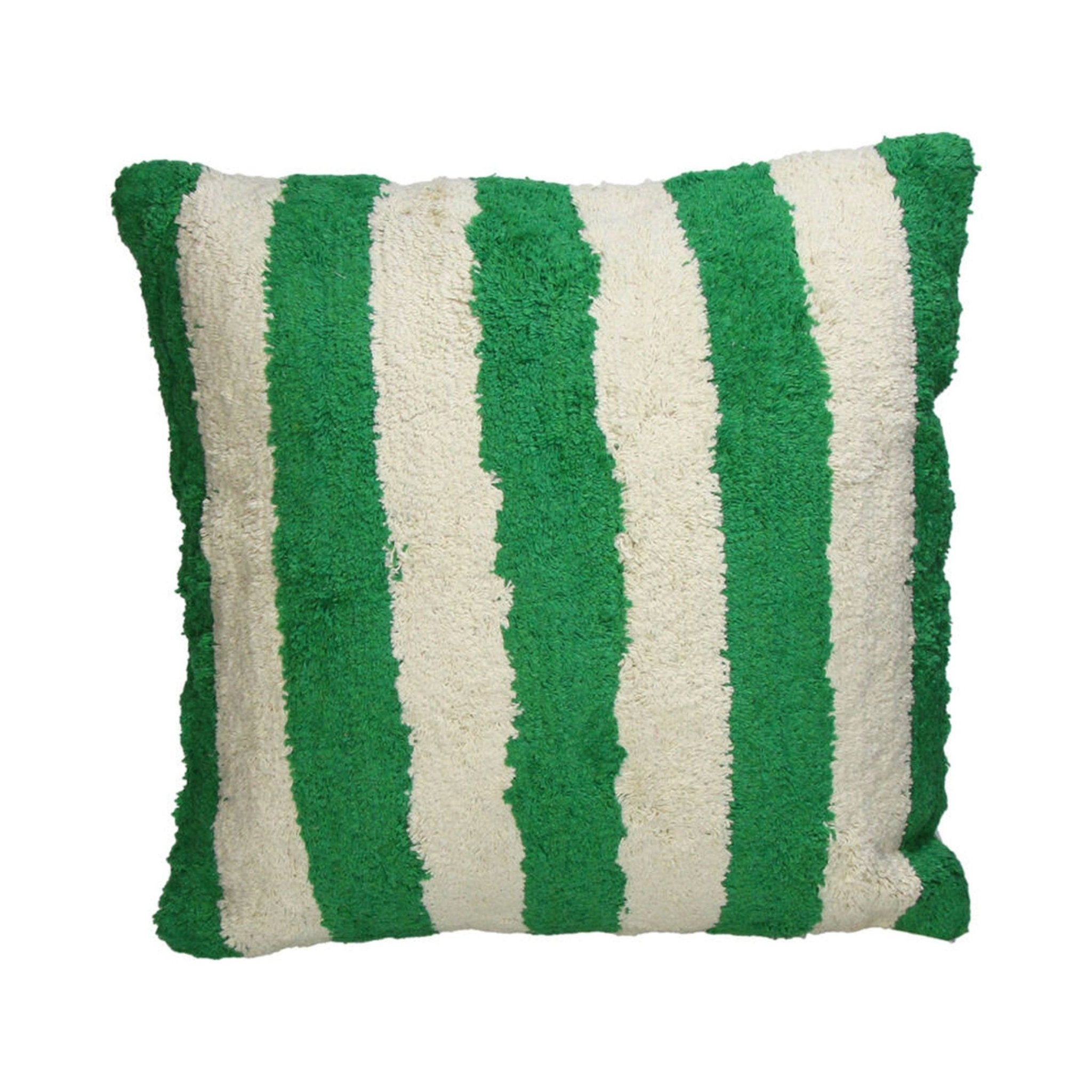 Kersten Kissen STRIPES grün creme | 45x45cm - Sir Henrys