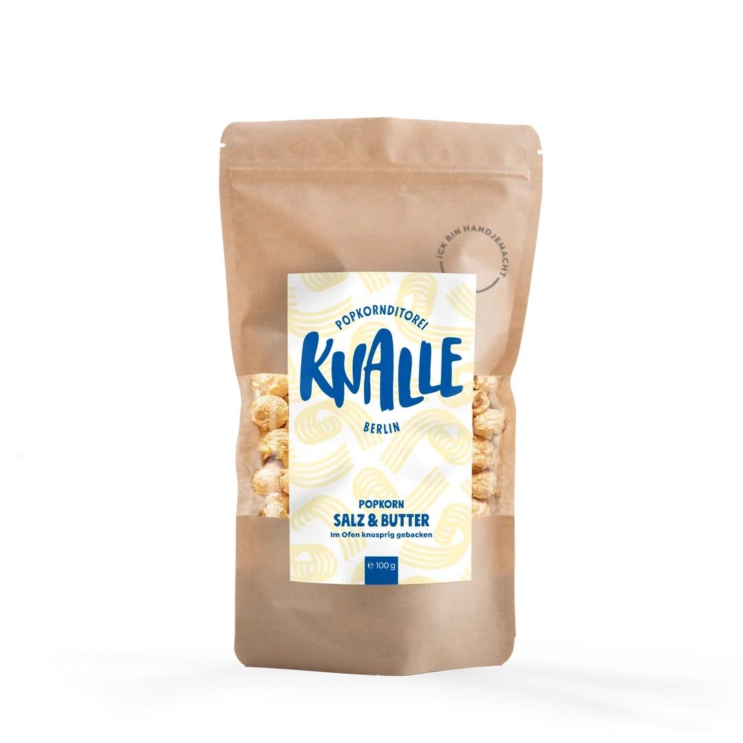 Knalle Popkorn SALZ & BUTTER 100g - Sir Henrys