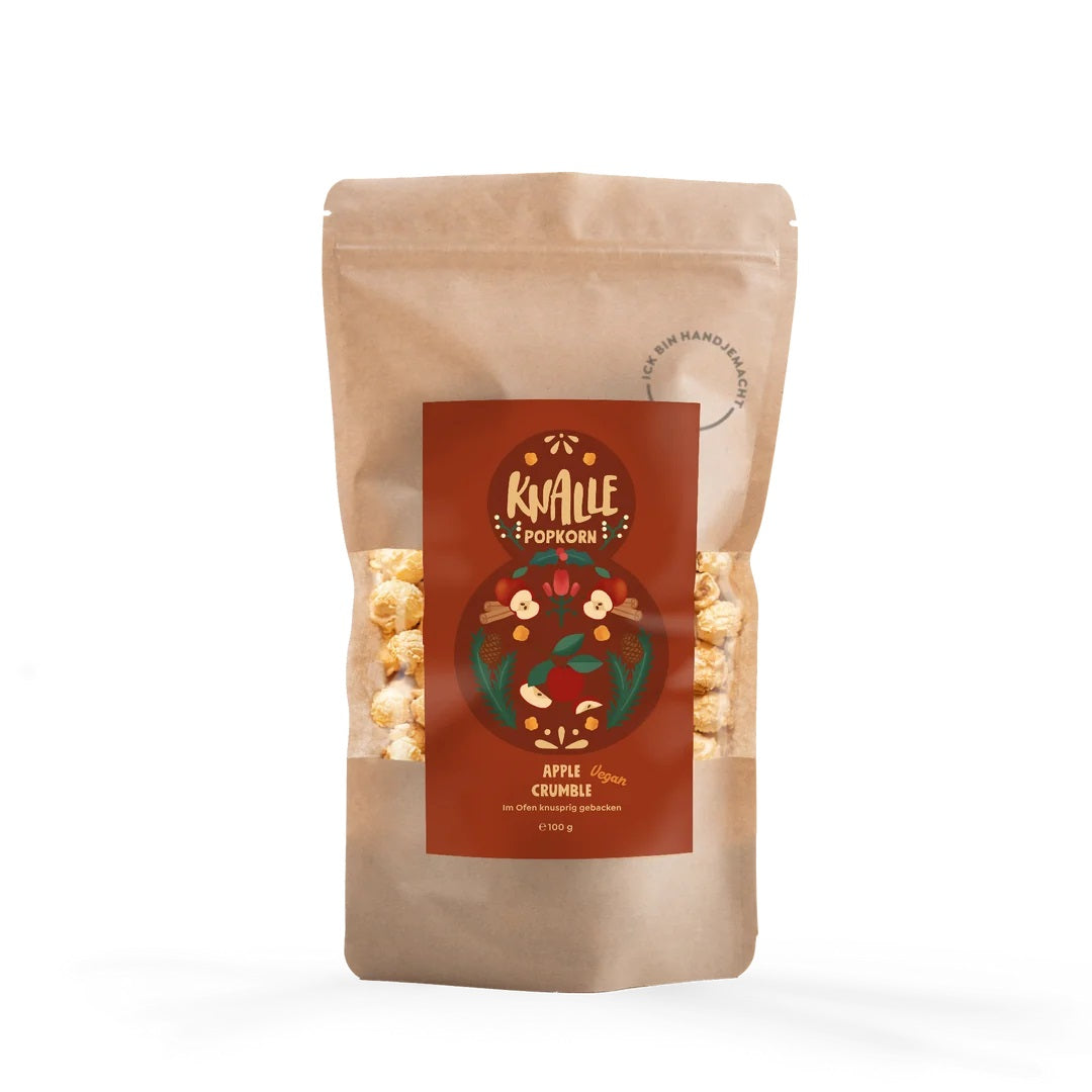 Knalle Popkorn APPLE CRUMBLE vegan | 100g