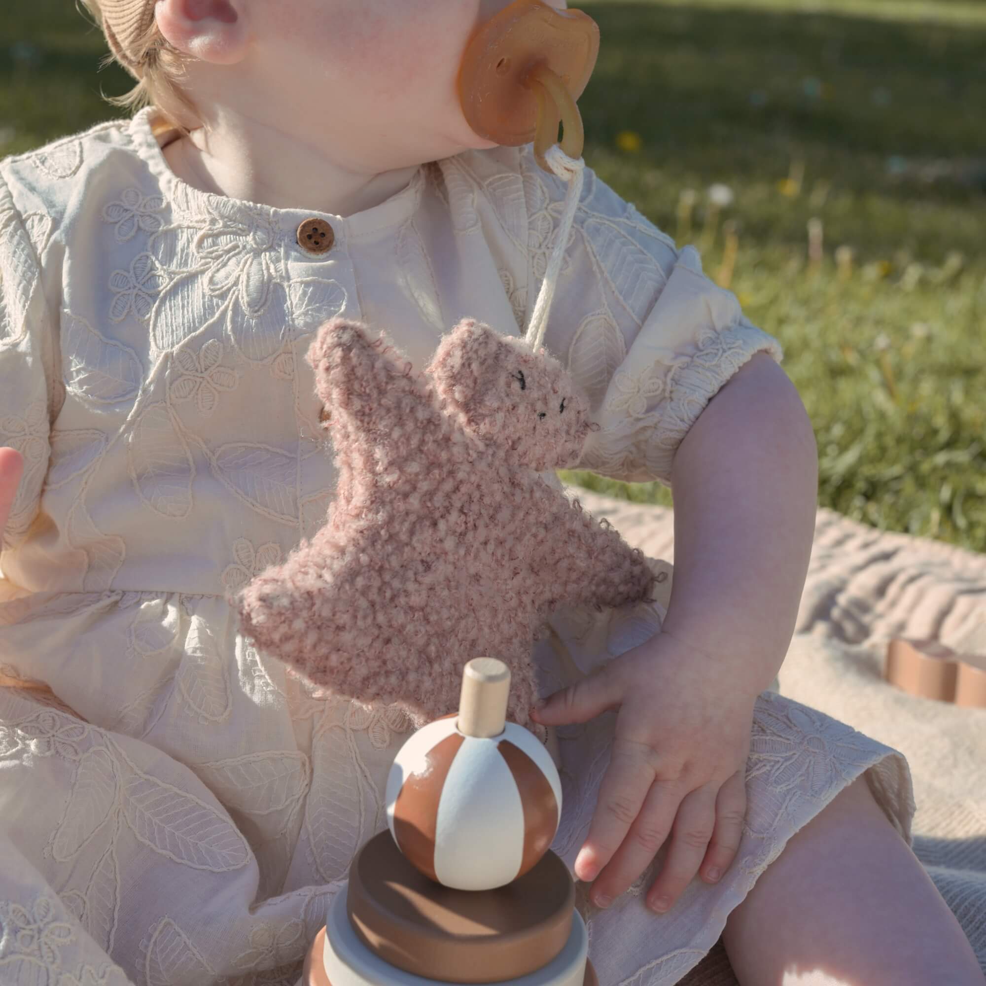 Baby Bello Schnullertuch KOKO THE KOALA hellbraun Merino |