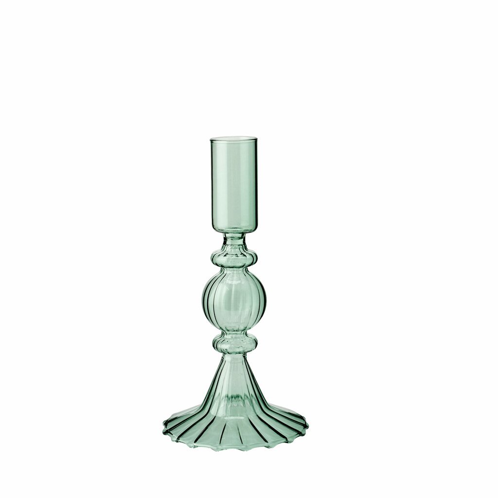 Lene Bjerre Kerzenständer ASTILLA grün Glas | 16cm - Sir Henrys