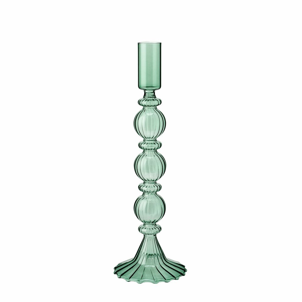 Lene Bjerre Kerzenständer ASTILLA grün Glas | 25,5 cm - Sir Henrys