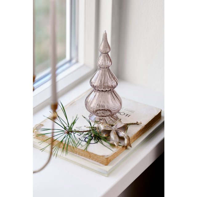 Lene Bjerre Weihnachtsdekoration ASTA S braun Glas | Ø8x19,5 cm - Sir Henrys