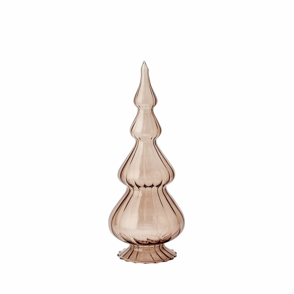 Lene Bjerre Weihnachtsdekoration ASTA S braun Glas | Ø8x19,5 cm - Sir Henrys