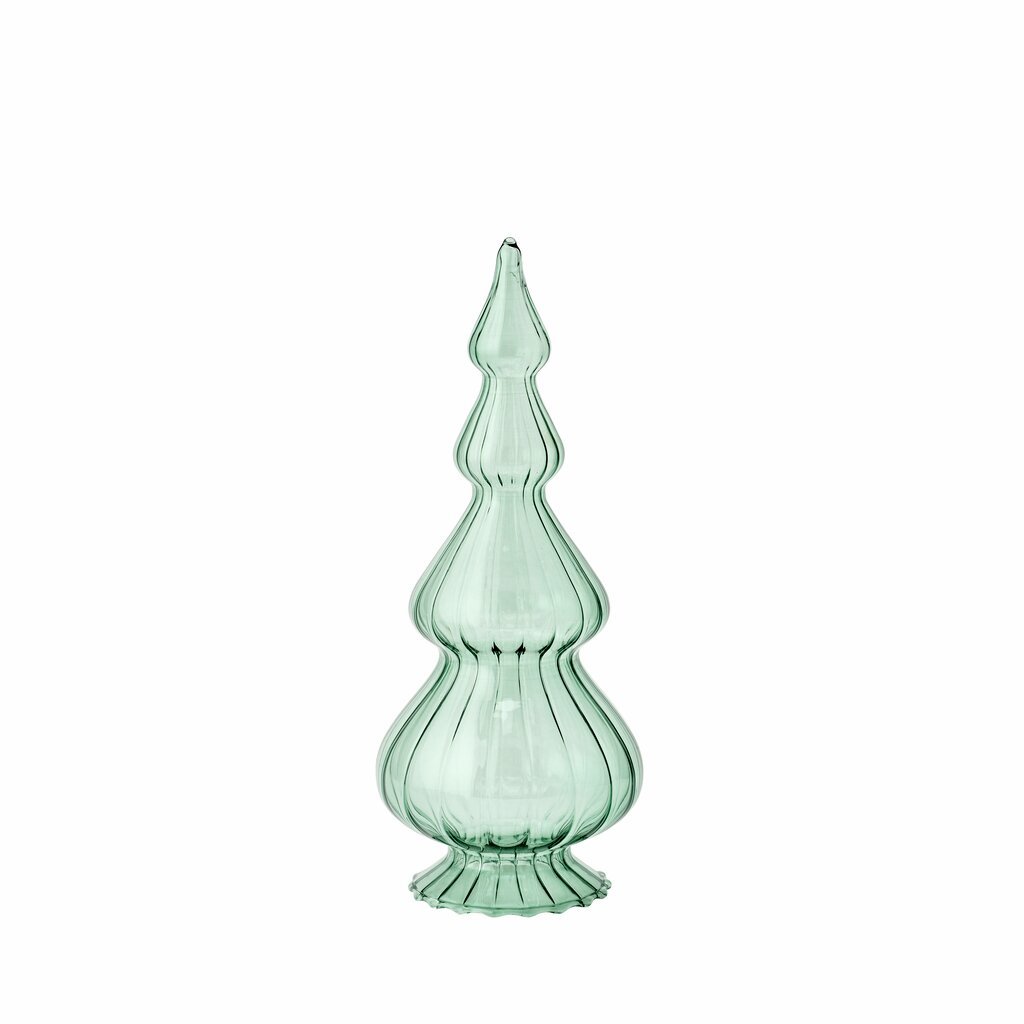 Lene Bjerre Weihnachtsdekoration ASTA S grün Glas | Ø8x19,5 cm - Sir Henrys