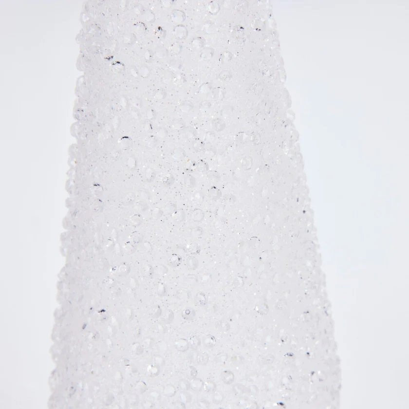 Lene Bjerre Weihnachtsdekoration CRISTELLE Glas weiß glitzer | 30cm - Sir Henrys
