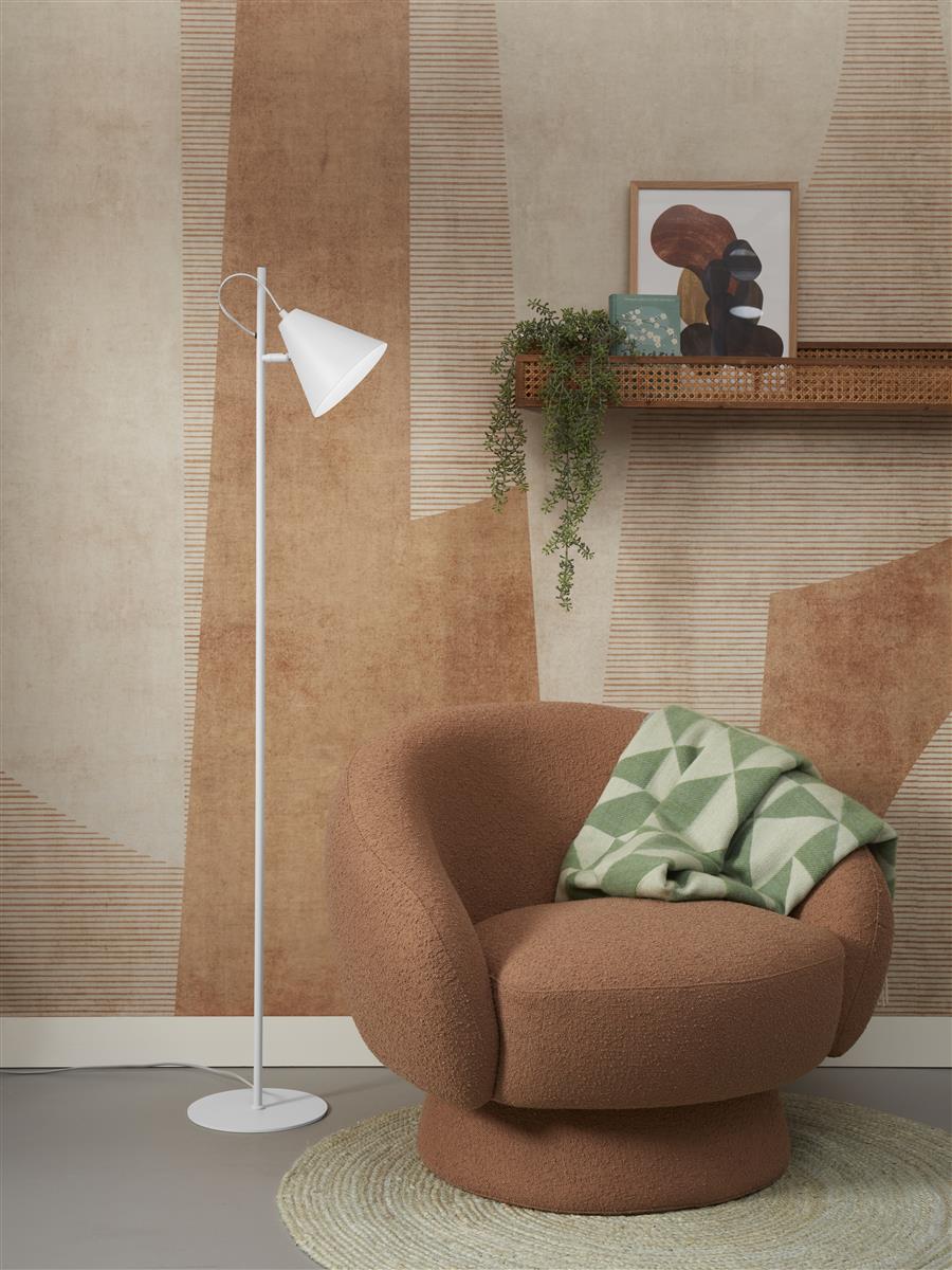 It's about RoMi Stehlampe LISBON weiß | 25x35,5x151cm